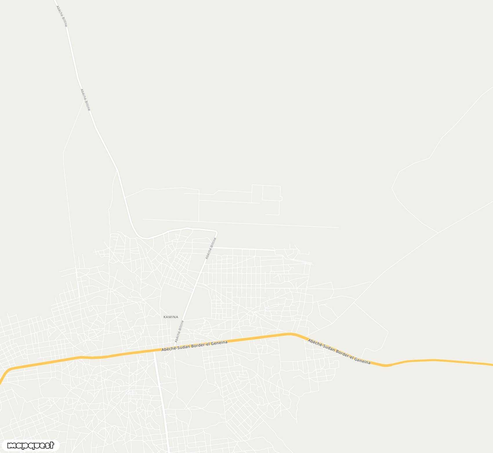 Carte de Abeche <span>airport (AEH)</span>