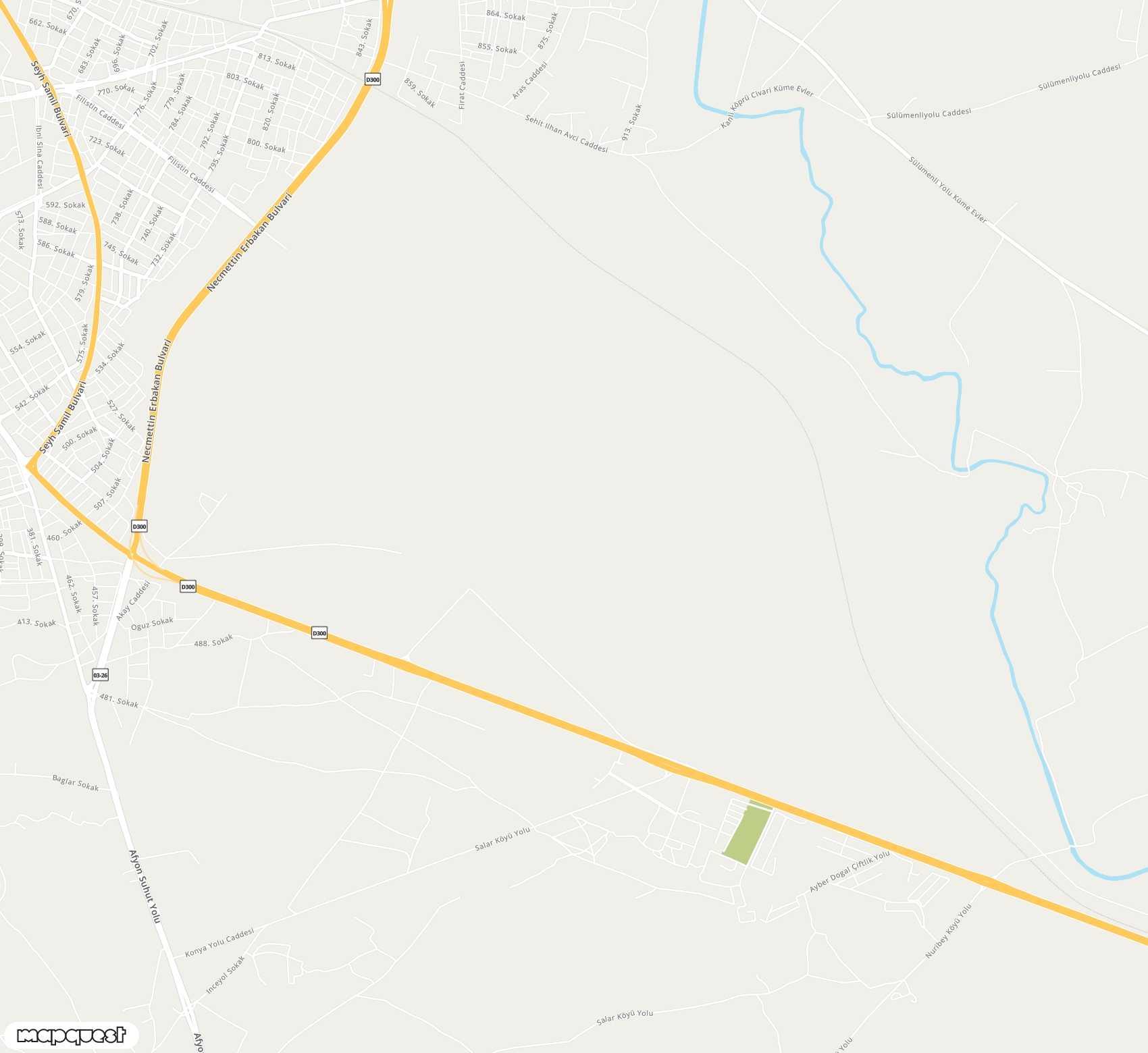 Carte de <span>Aéroport de </span>Afyon Air Base<span>(AFY)</span>