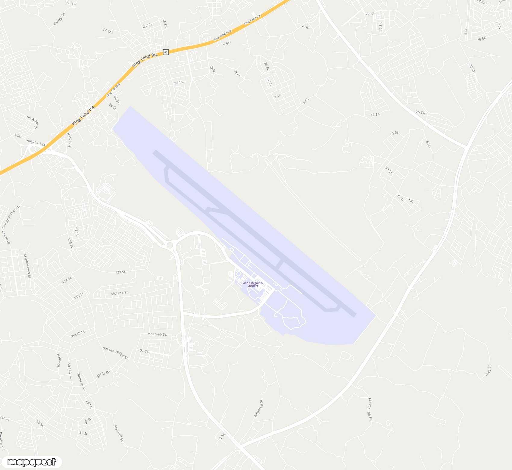 Carte de Abha <span>airport (AHB)</span>