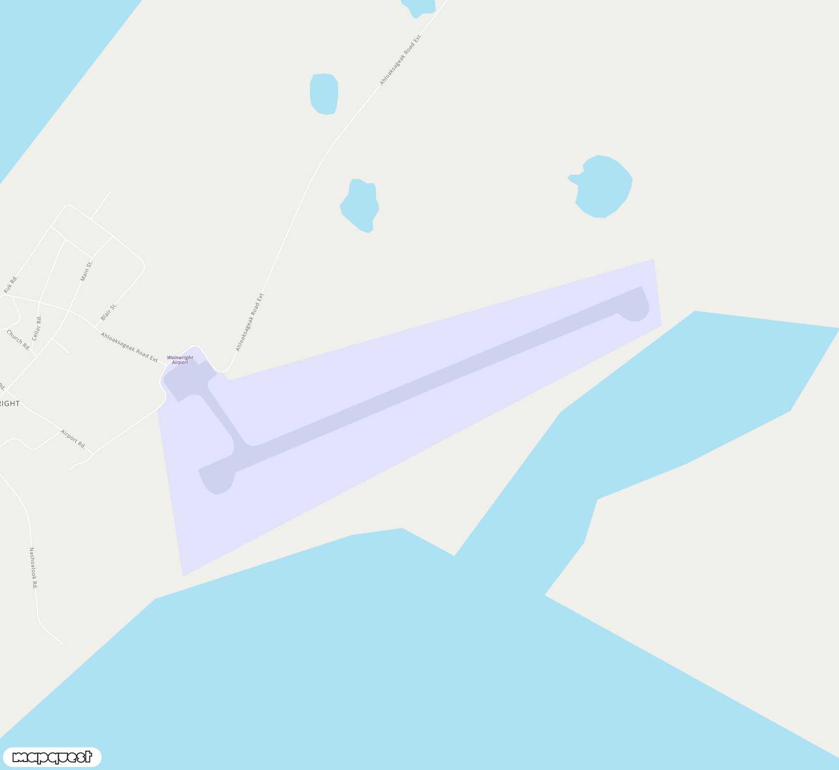 Carte de <span>Aéroport de </span>Wainwright<span>(AIN)</span>