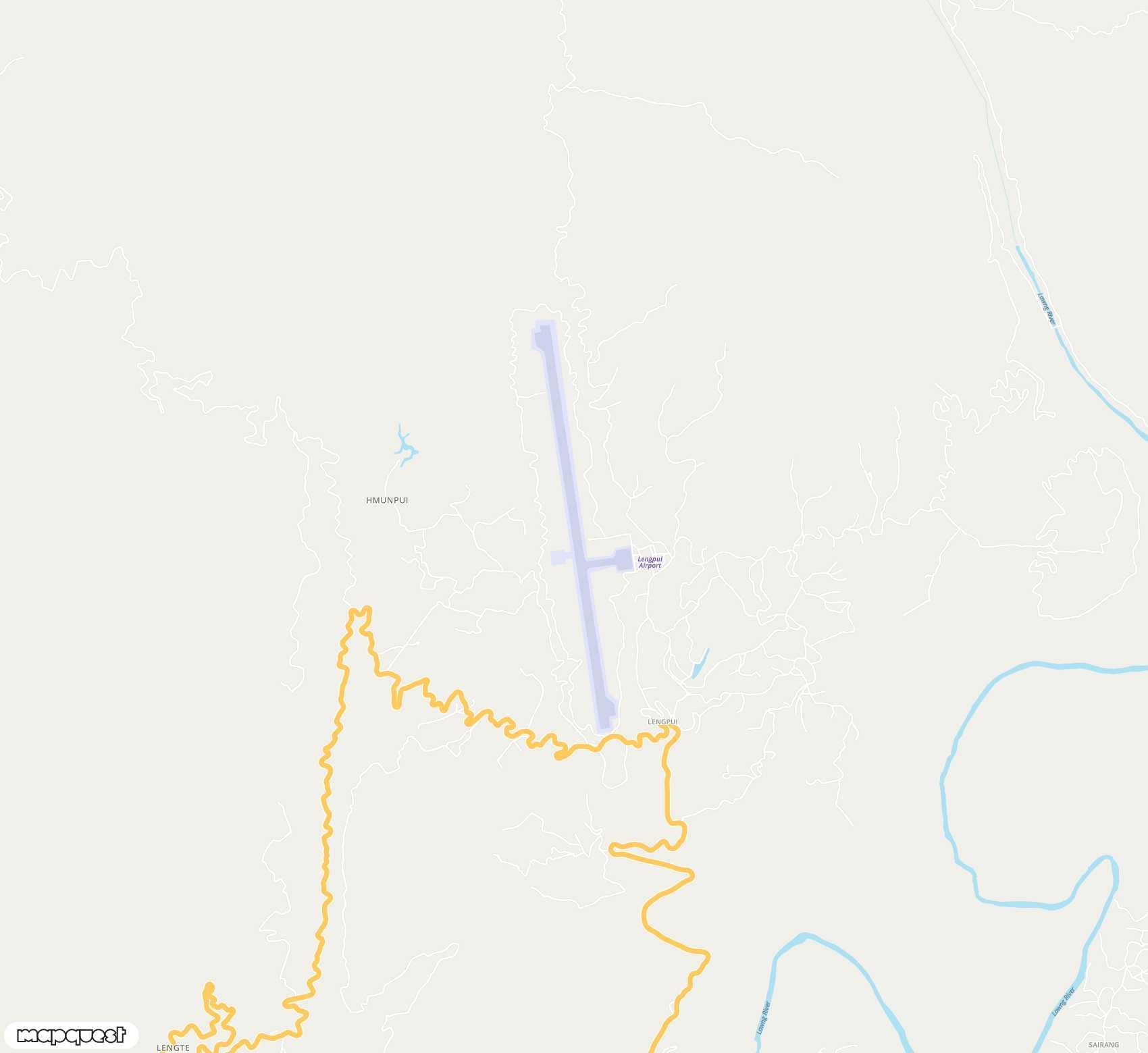 Carte de Lengpui <span>airport (AJL)</span>