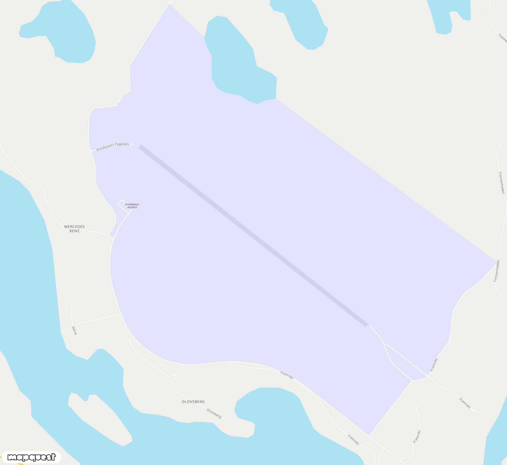 Carte de Arvidsjaur <span>airport (AJR)</span>