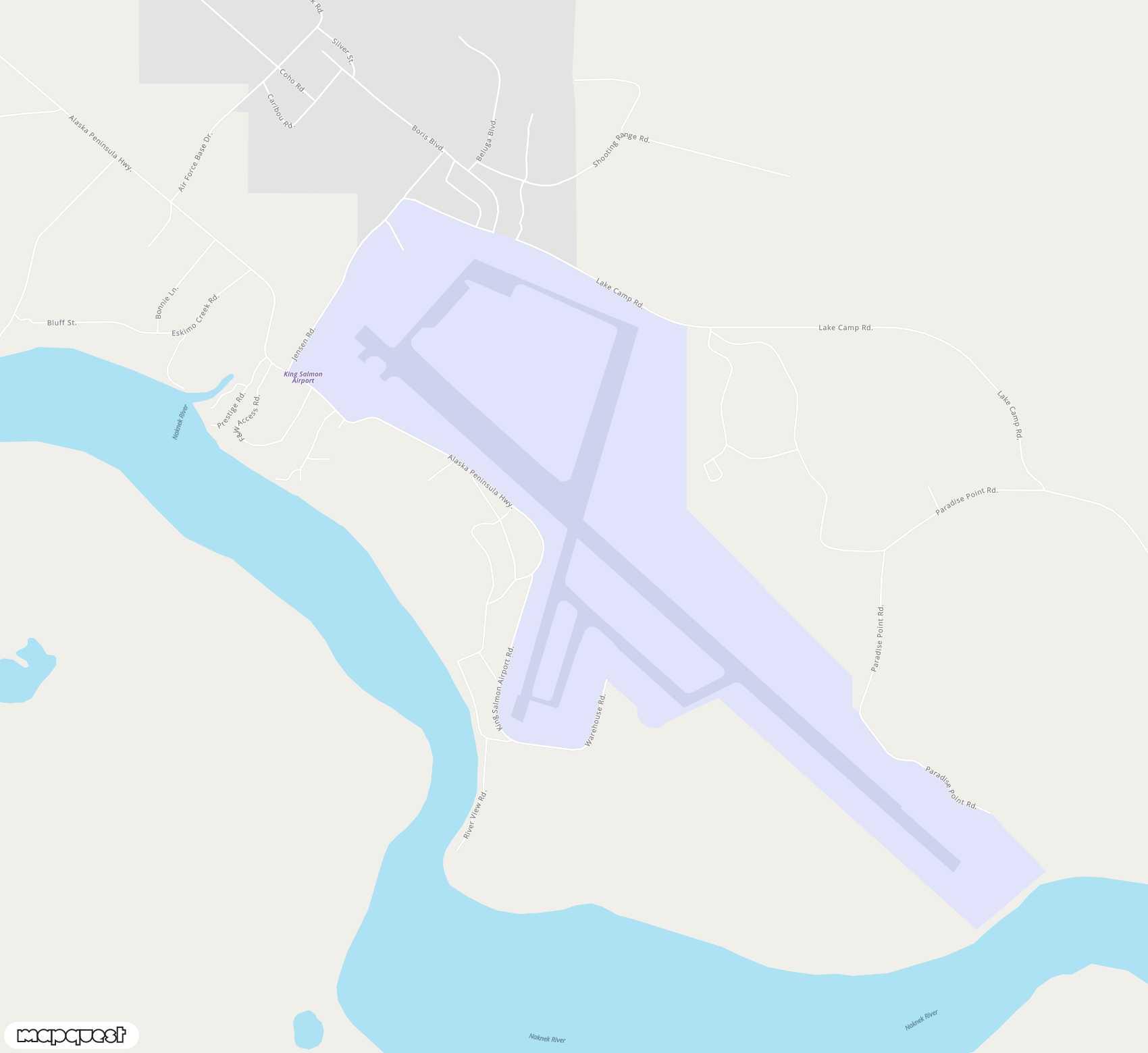 Carte de King Salmon <span>airport (AKN)</span>