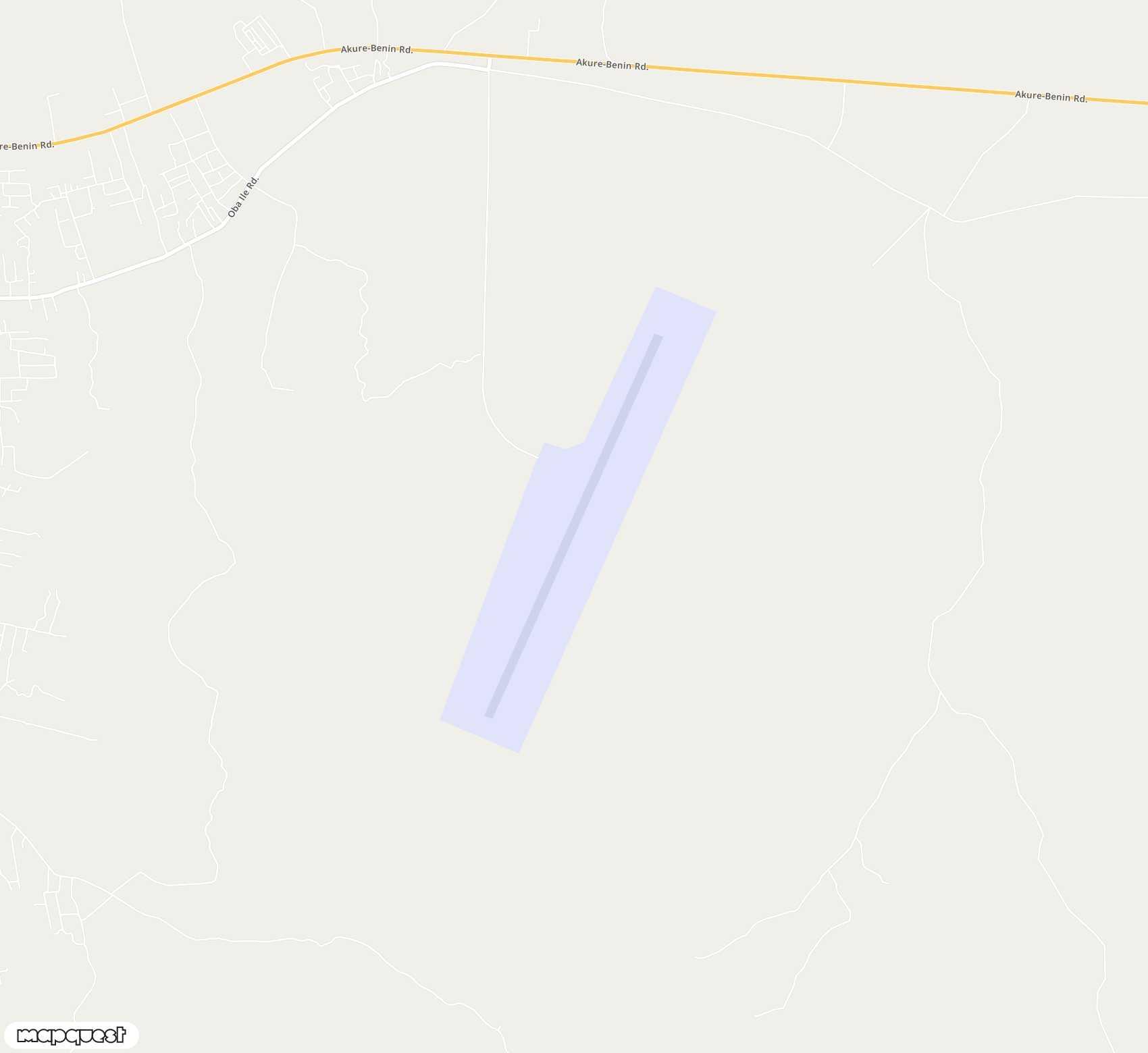Carte de Akure <span>airport (AKR)</span>