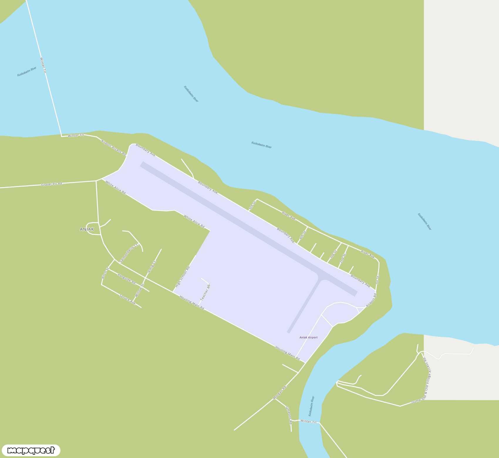 Carte de <span>Aéroport de </span>Aniak<span>(ANI)</span>