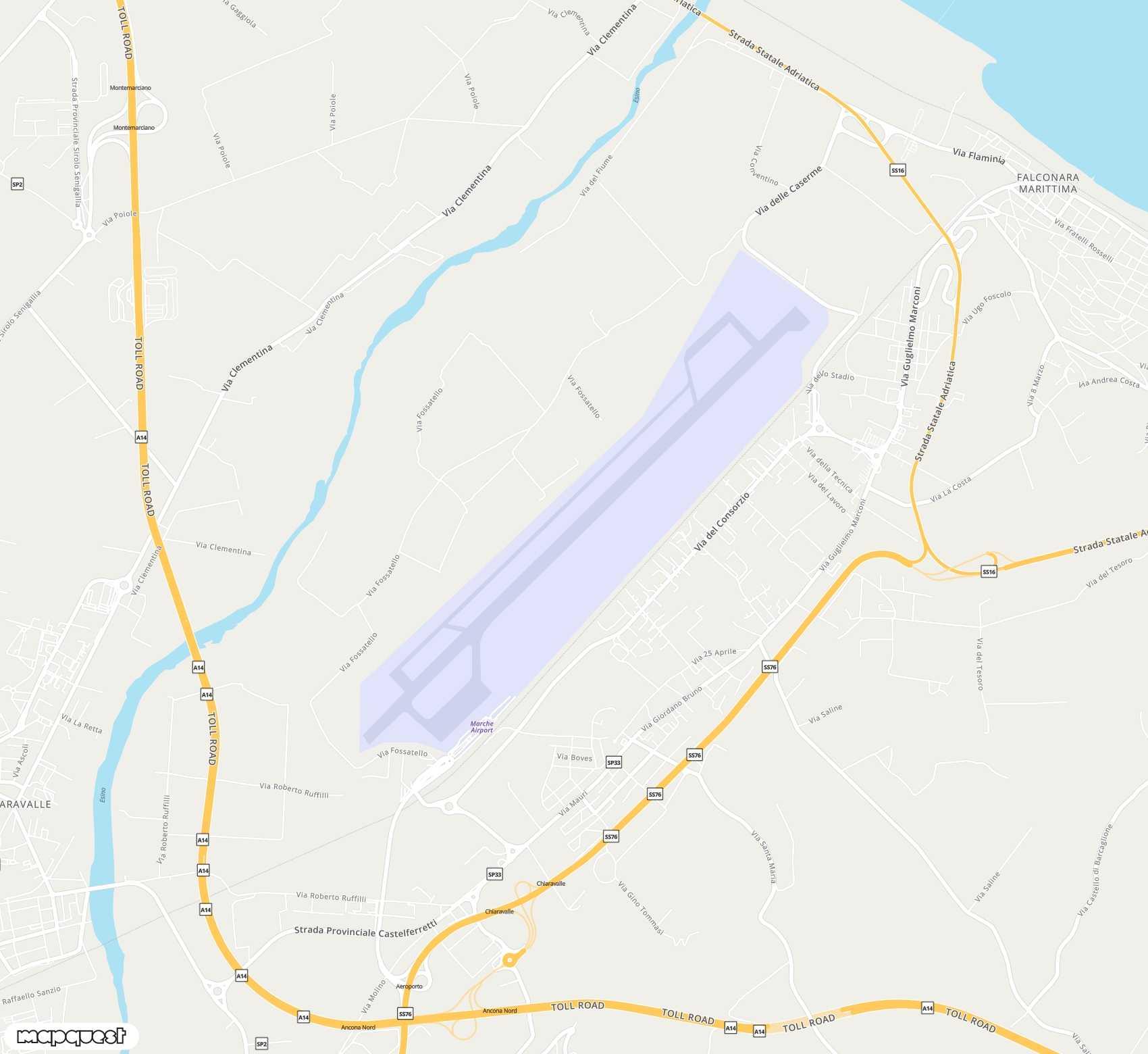 Carte de Marche <span>airport (AOI)</span>