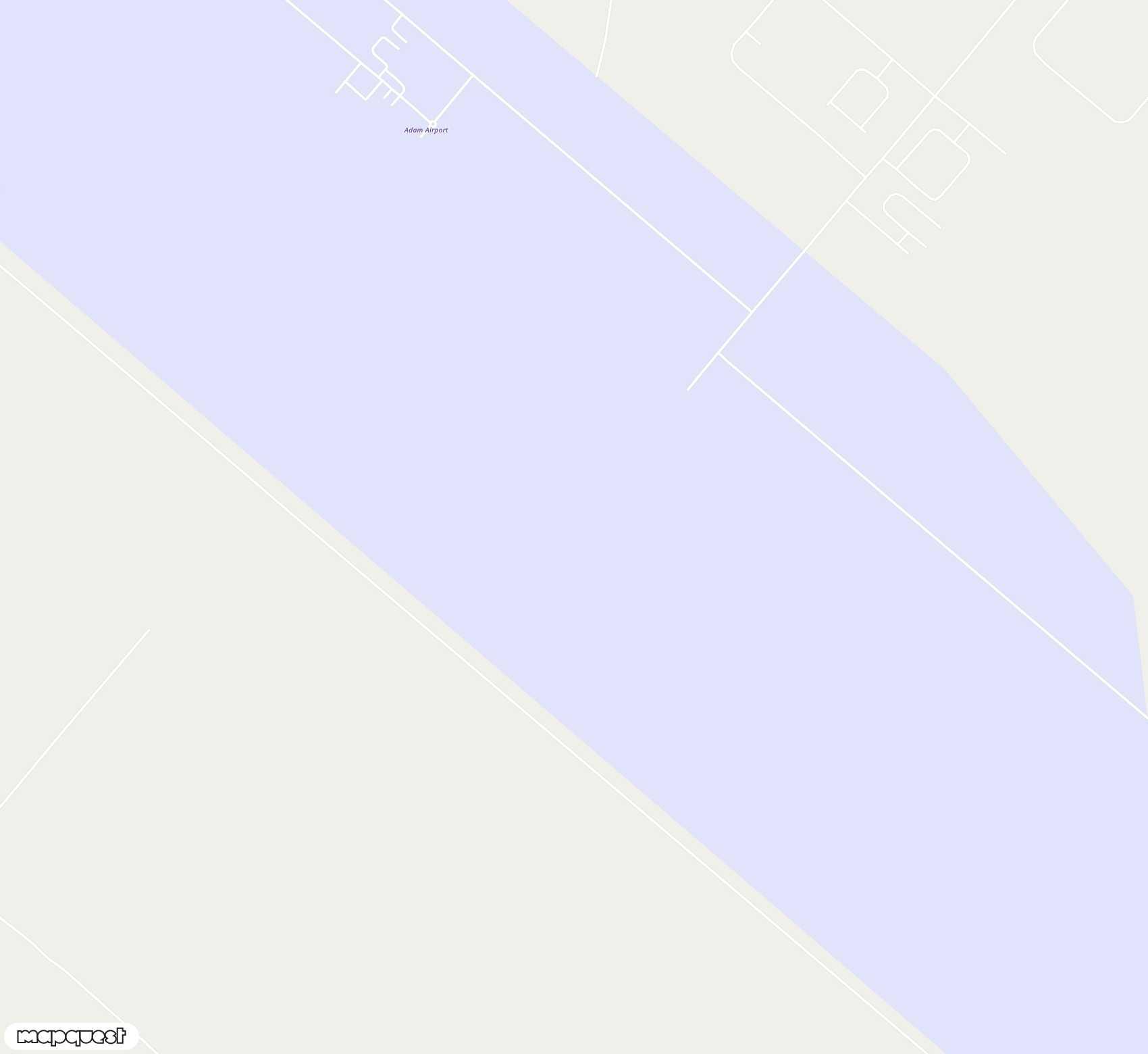 Carte de <span>Aérodrome de </span>Adam<span>(AOM)</span>