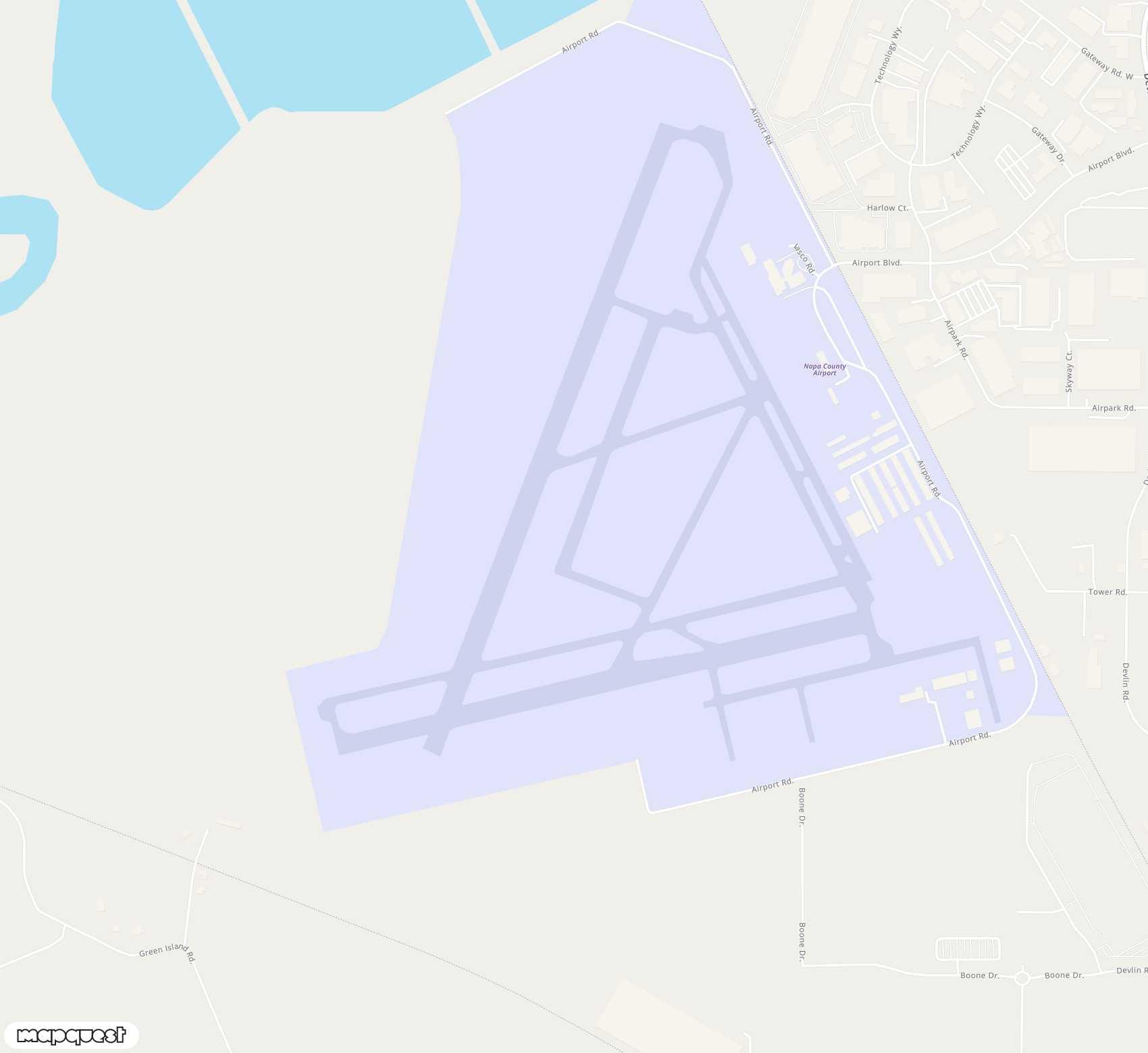 Carte de <span>Aérodrome de </span>Napa County<span>(APC)</span>