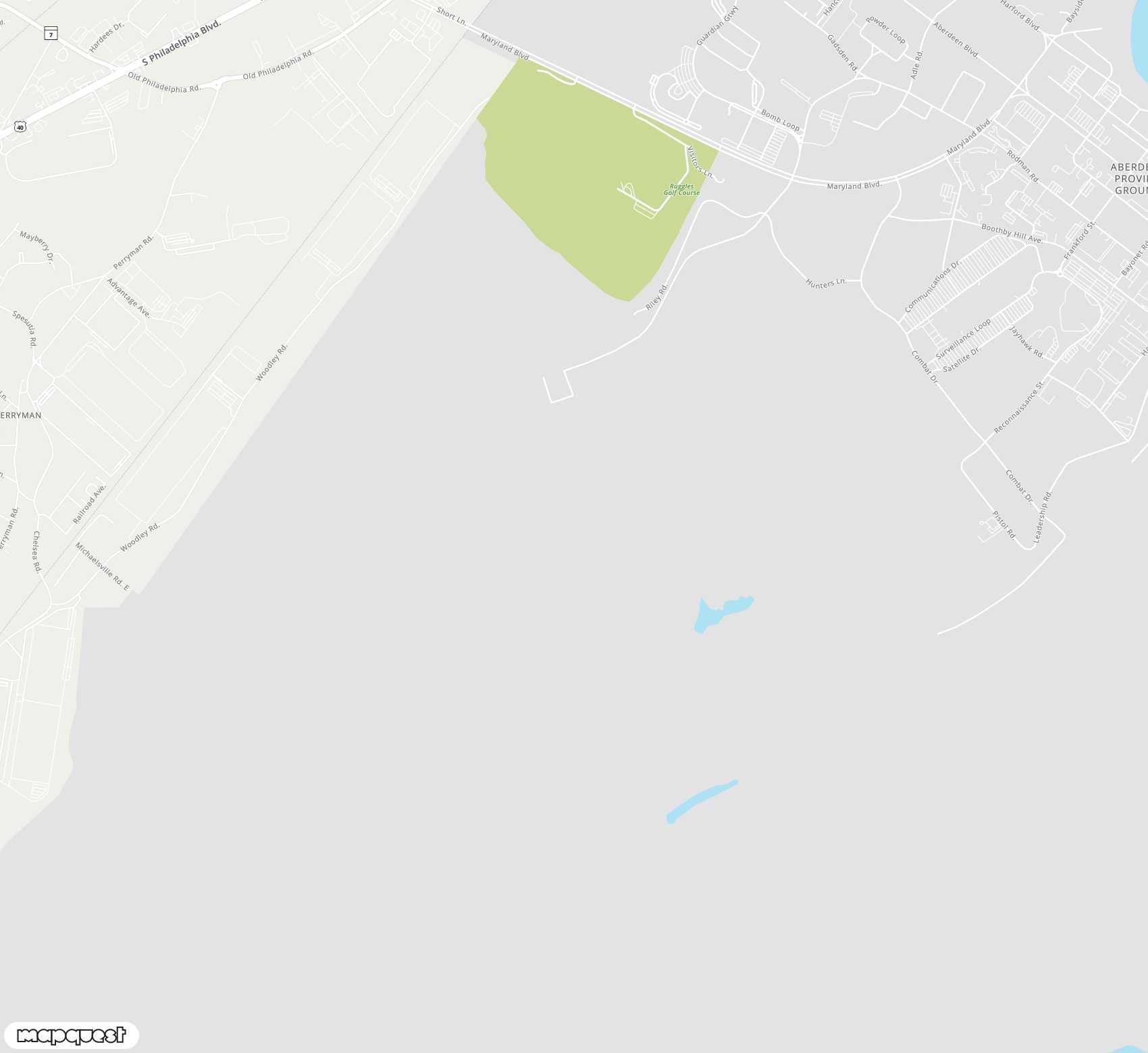 Carte de <span>Aéroport de </span>Phillips Army Air Field<span>(APG)</span>