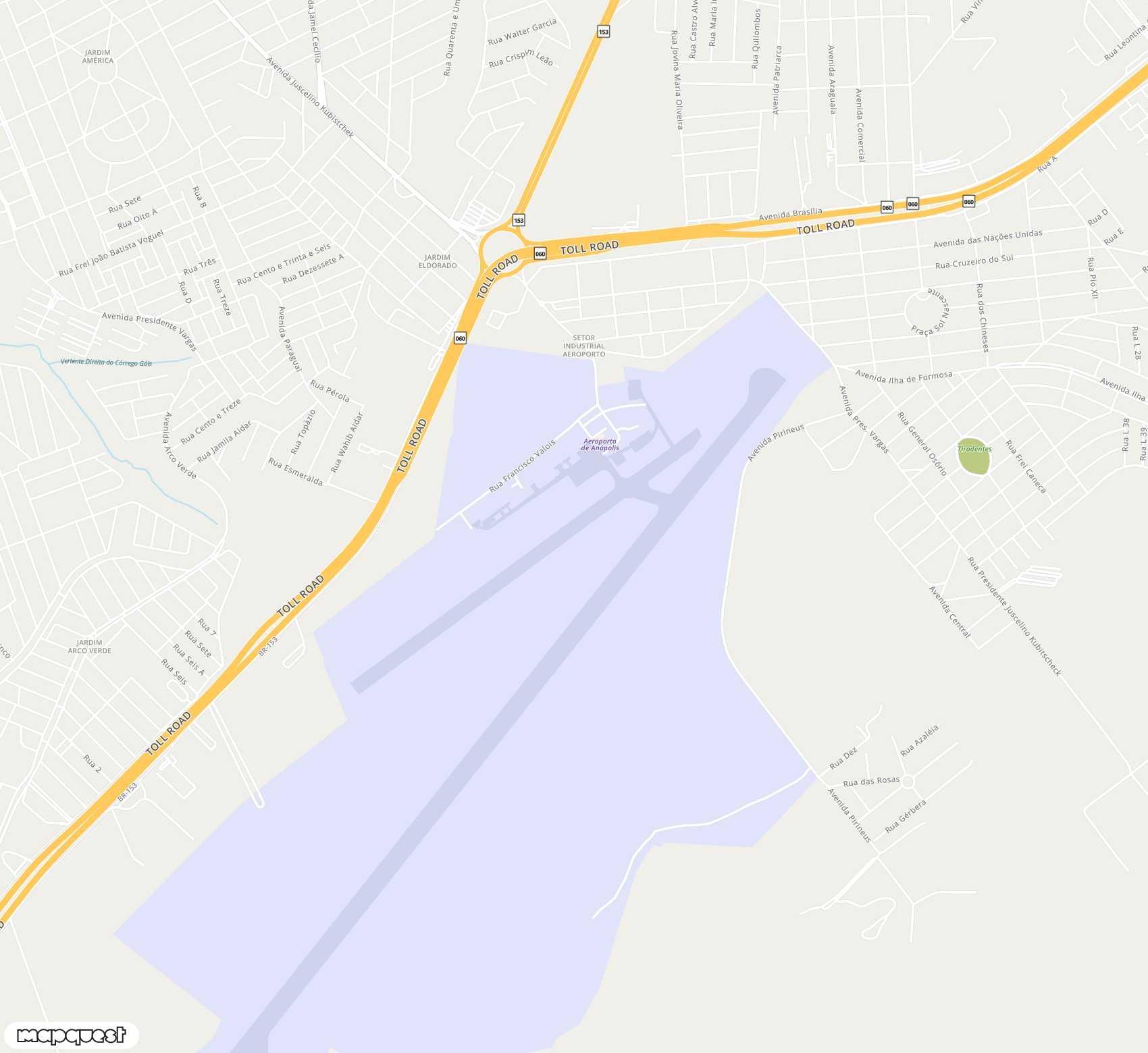 Carte de <span>Aérodrome de </span>Anápolis<span>(APS)</span>