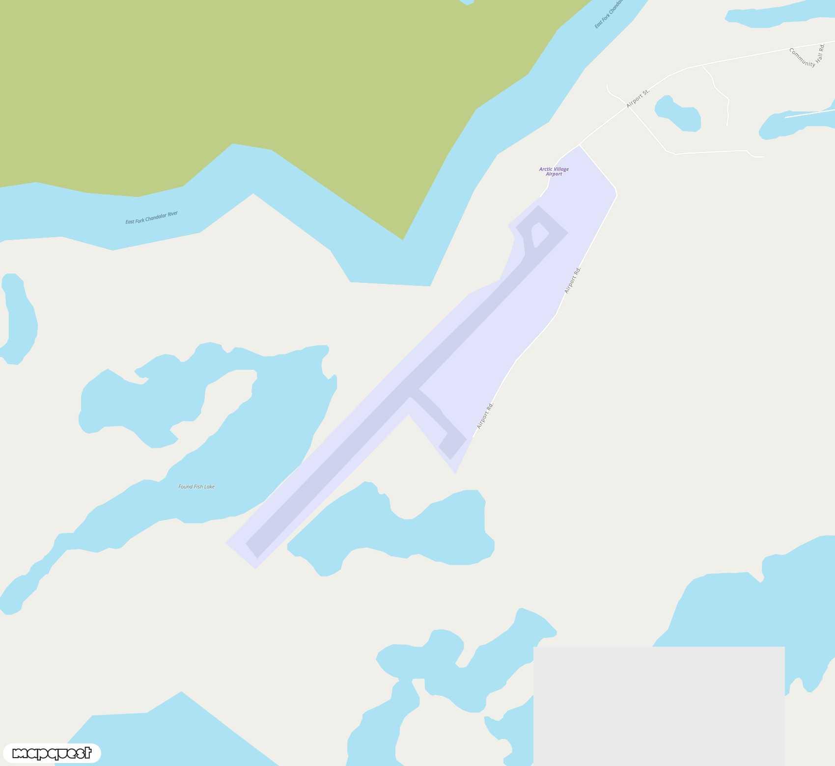 Carte de Arctic Village <span>airport (ARC)</span>