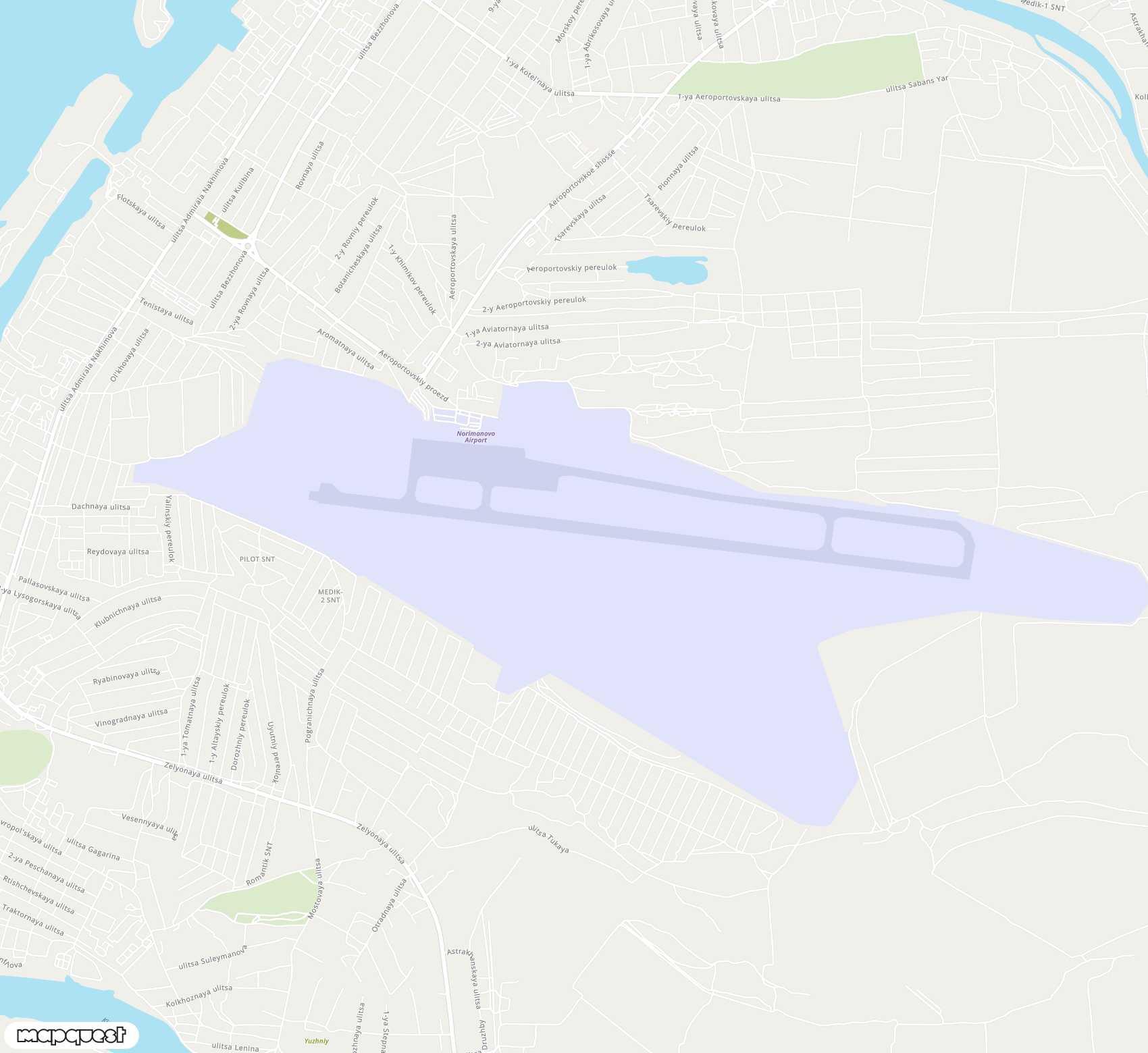 Carte de Astrakhan <span>airport (ASF)</span>