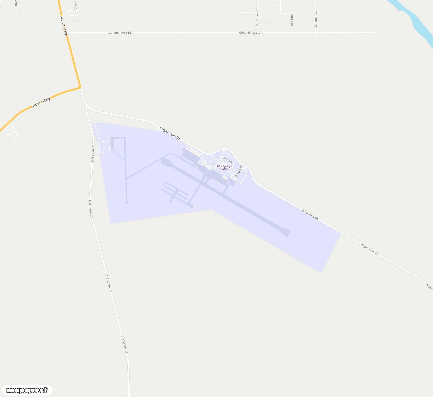 Carte de <span>Aéroport de </span>Alice Springs<span>(ASP)</span>