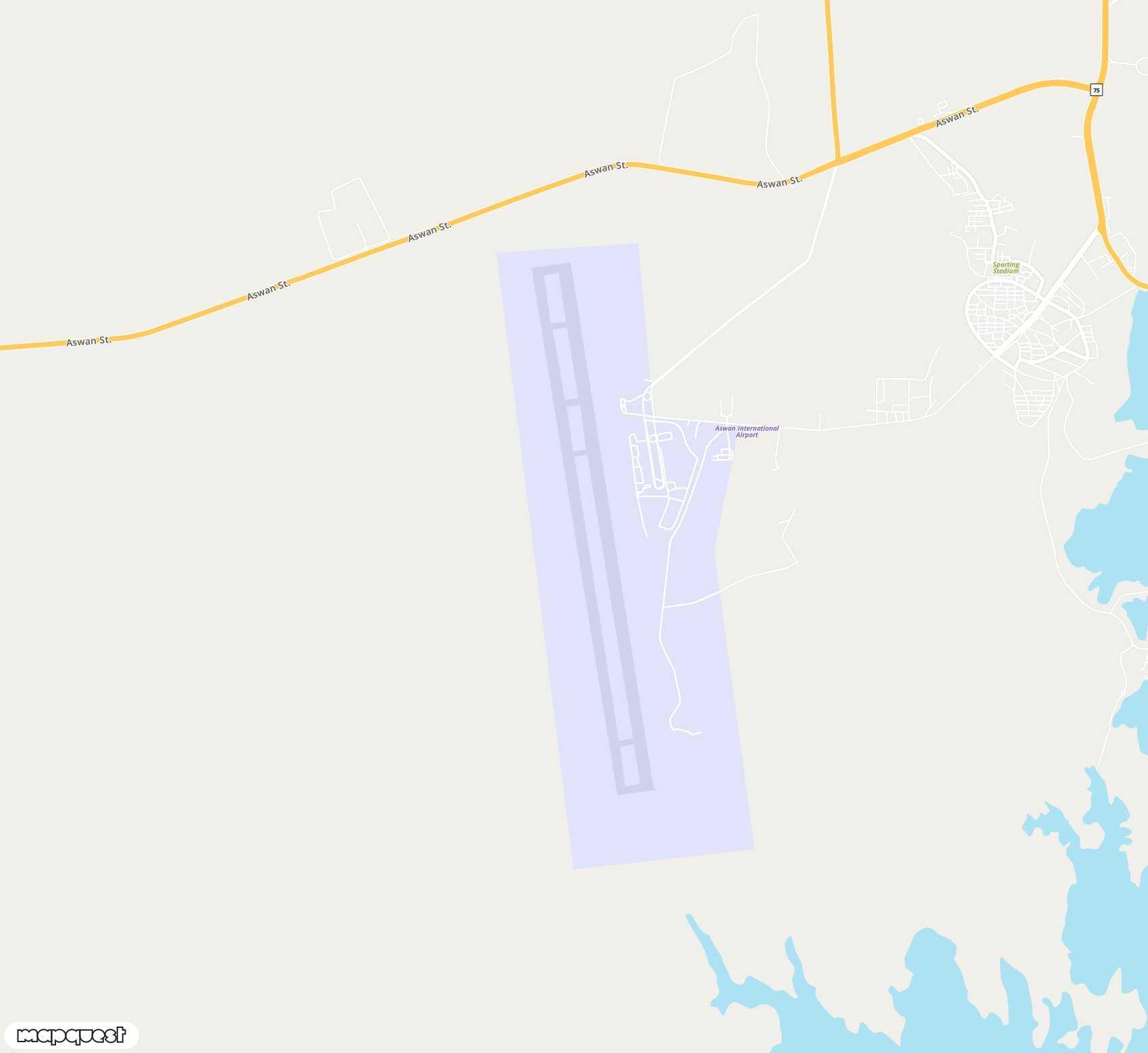 Carte de Aswan <span>airport (ASW)</span>
