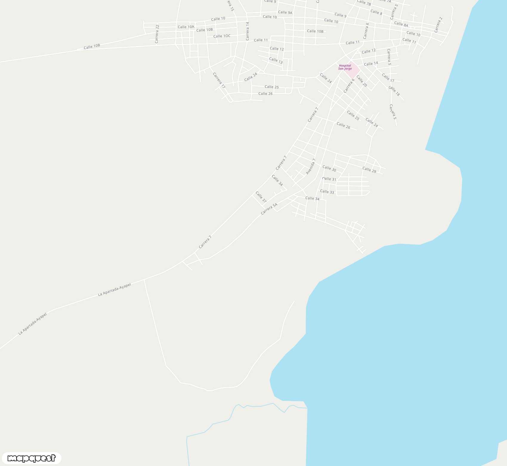 Carte de <span>Aérodrome de </span>Ayapel<span>(AYA)</span>