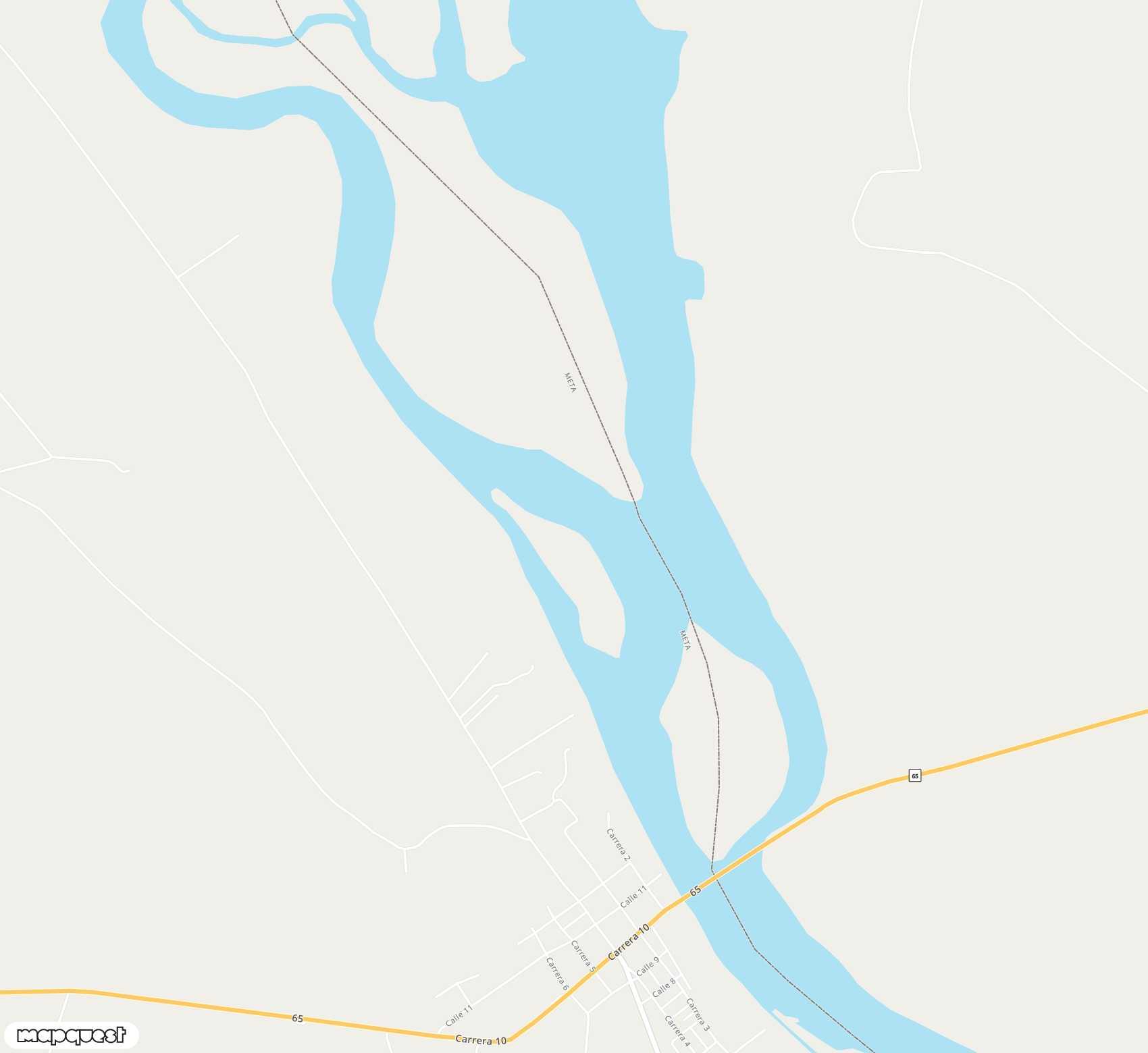 Carte de <span>Aérodrome de </span>Barranca De Upia<span>(BAC)</span>