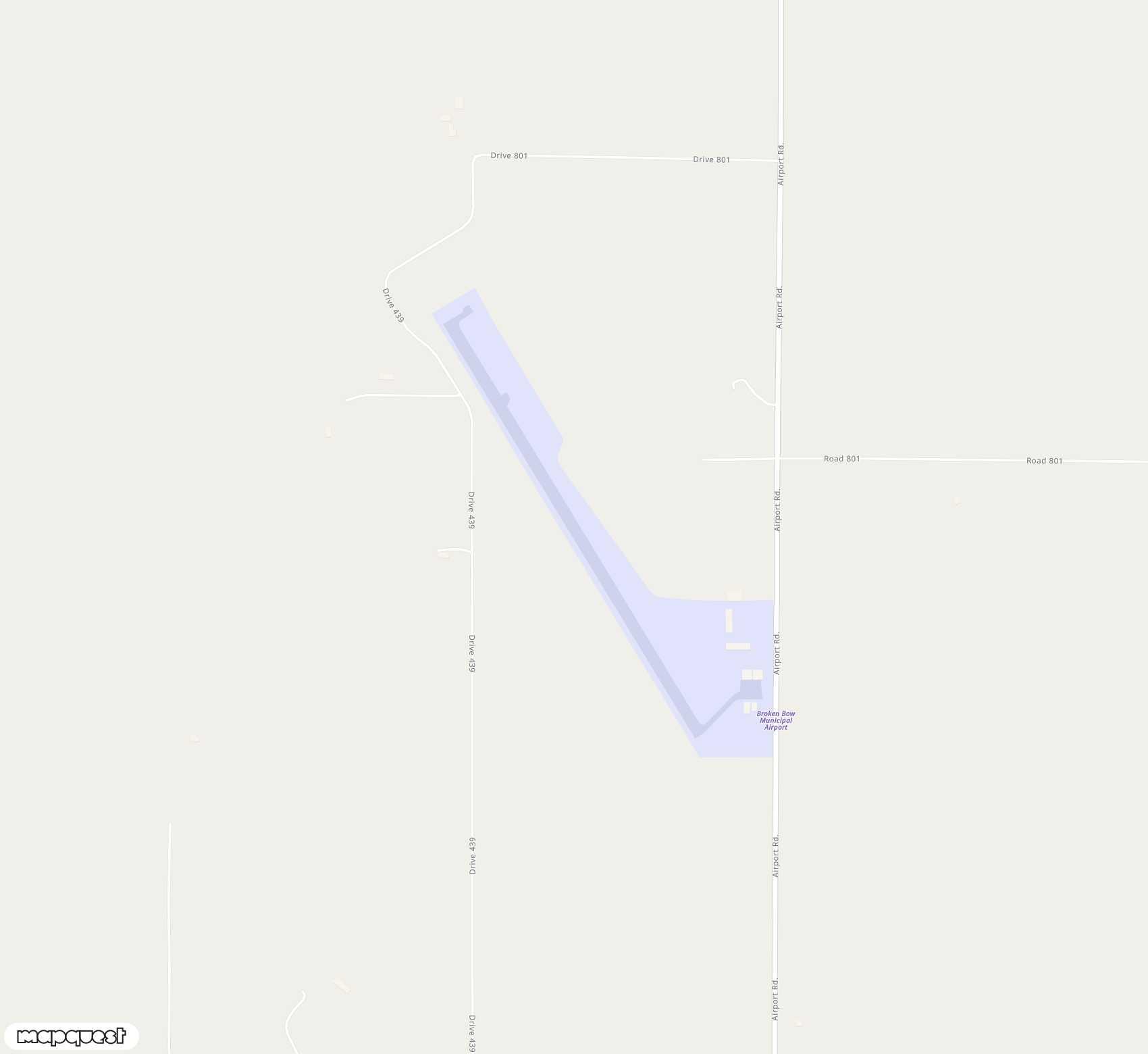 Carte de <span>Aérodrome de </span>Broken Bow Municipal<span>(BBW)</span>