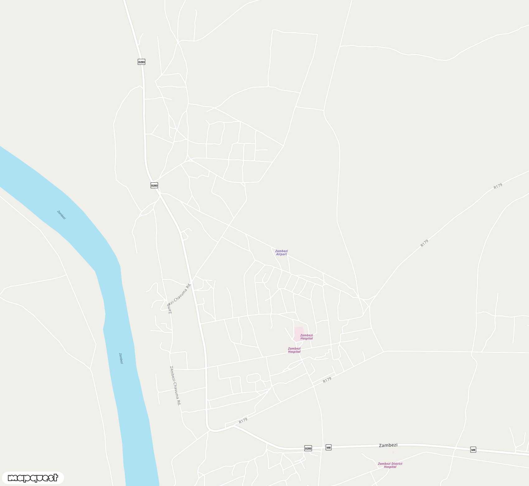 Carte de Zambezi <span>airfield (BBZ)</span>