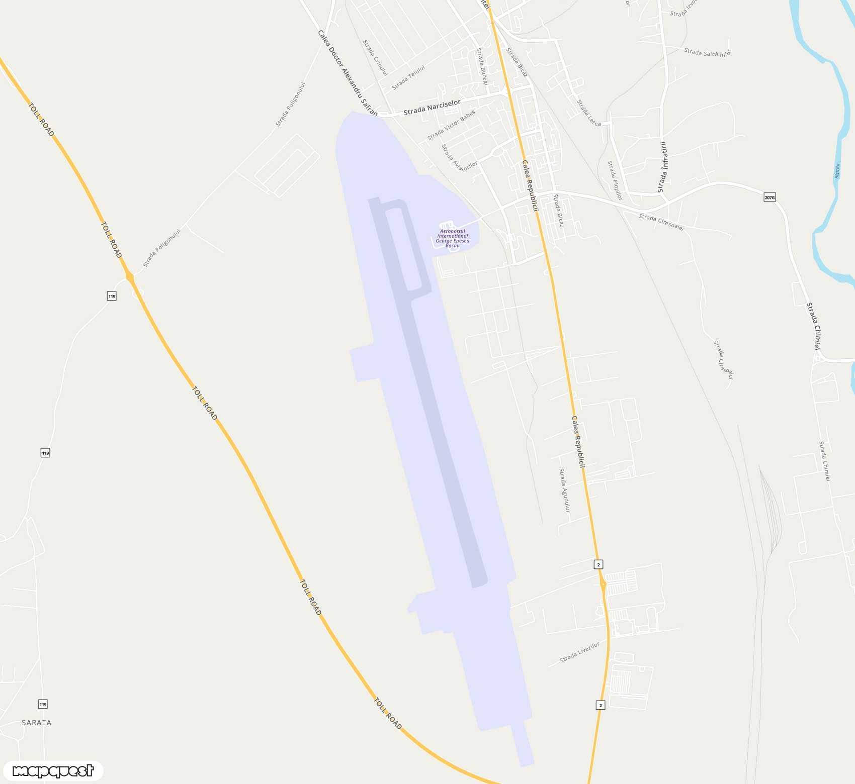 Carte de Bac?u <span>airport (BCM)</span>