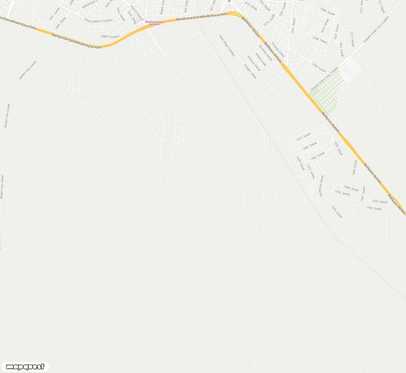 Carte de <span>Aéroport de </span>Band?rma<span>(BDM)</span>