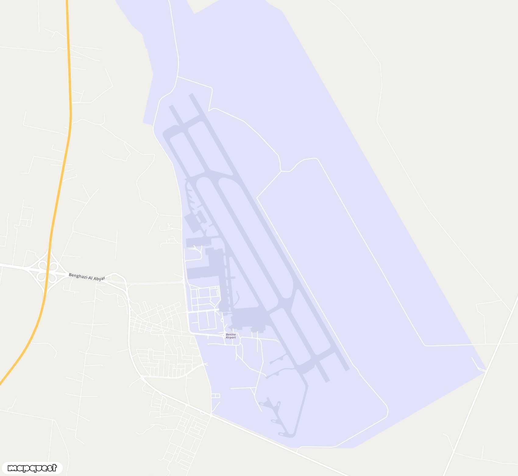 Carte de Benina <span>airport (BEN)</span>