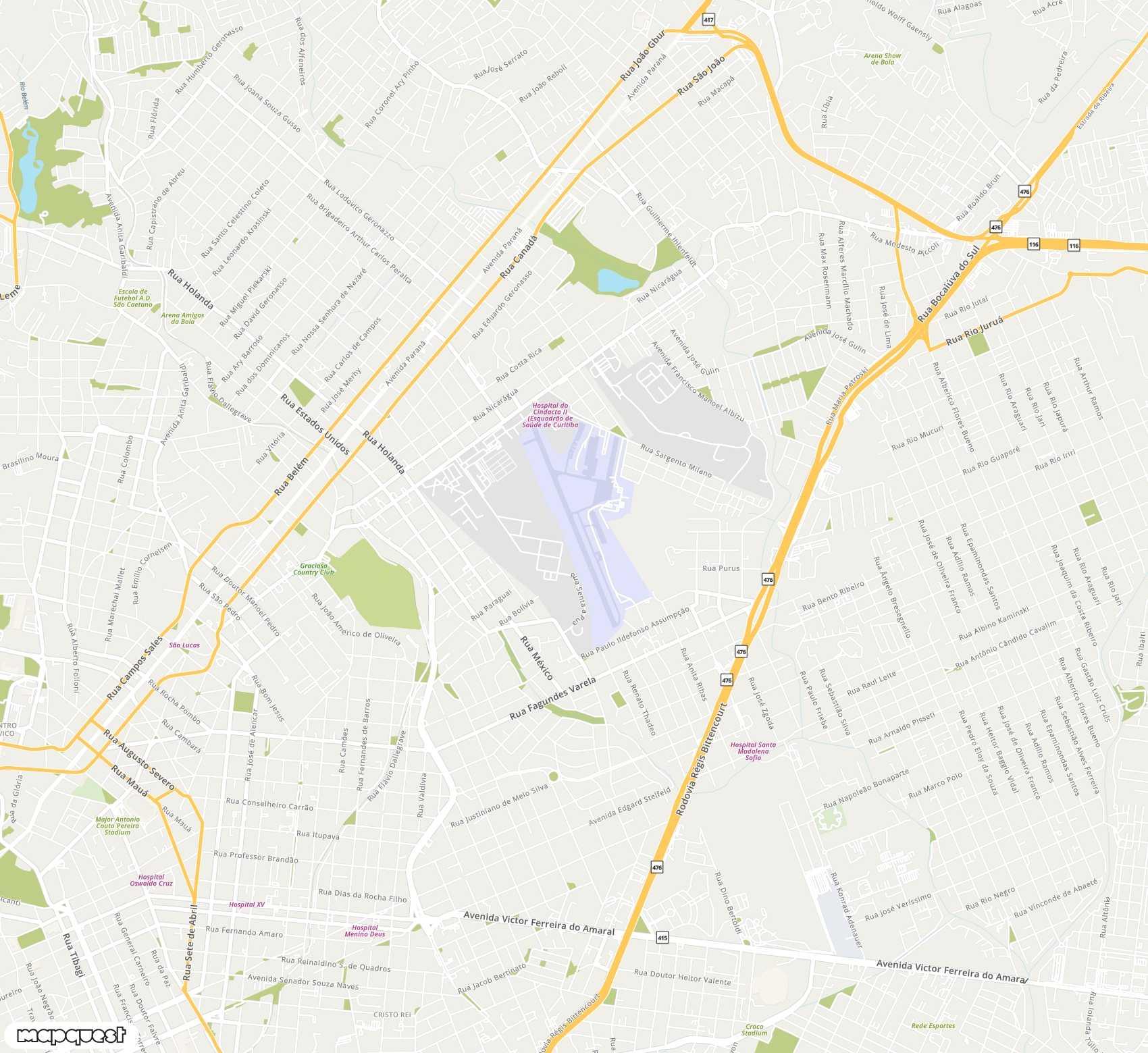 Carte de Bacacheri <span>airport (BFH)</span>