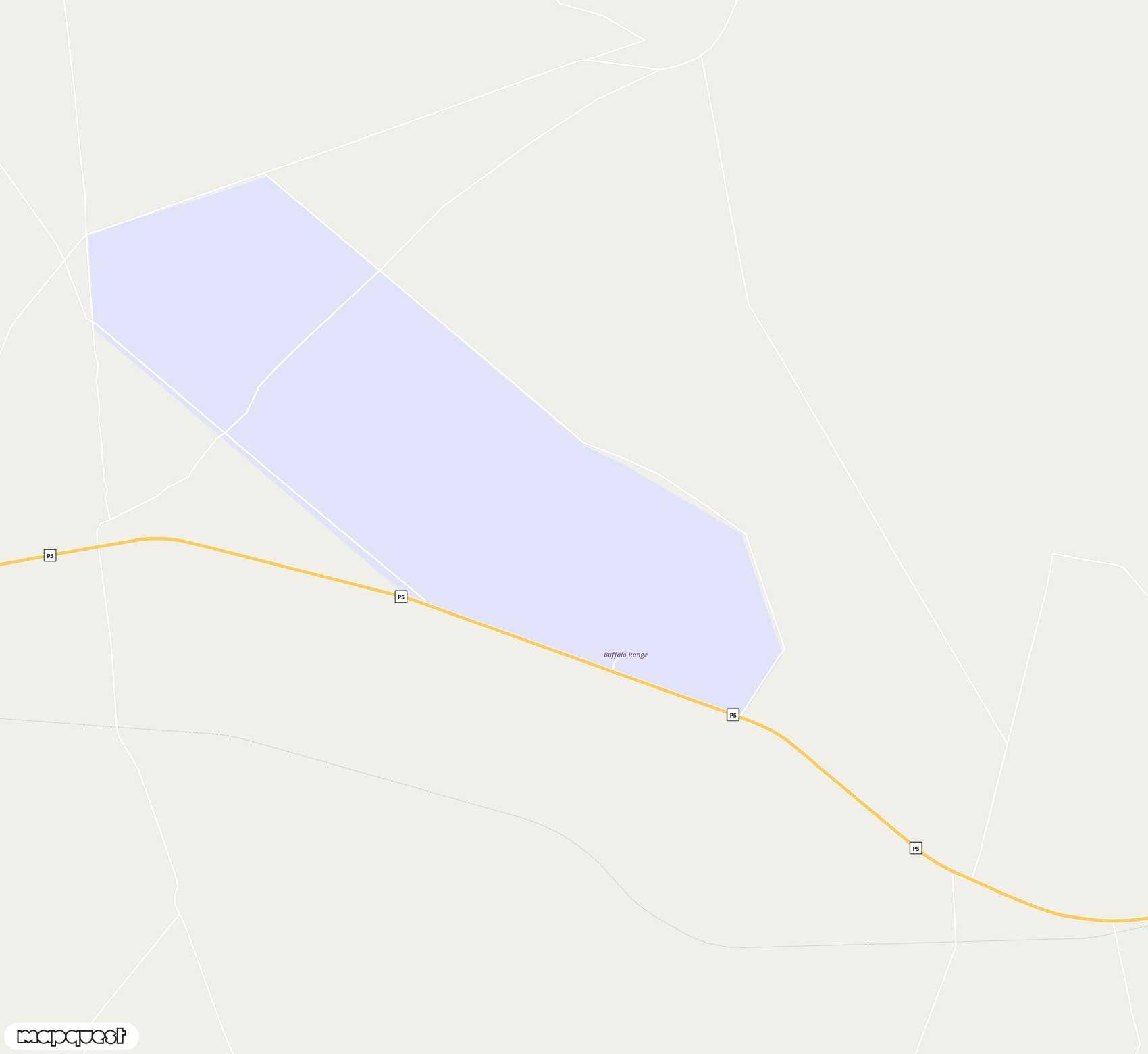 Carte de Buffalo Range <span>airport (BFO)</span>