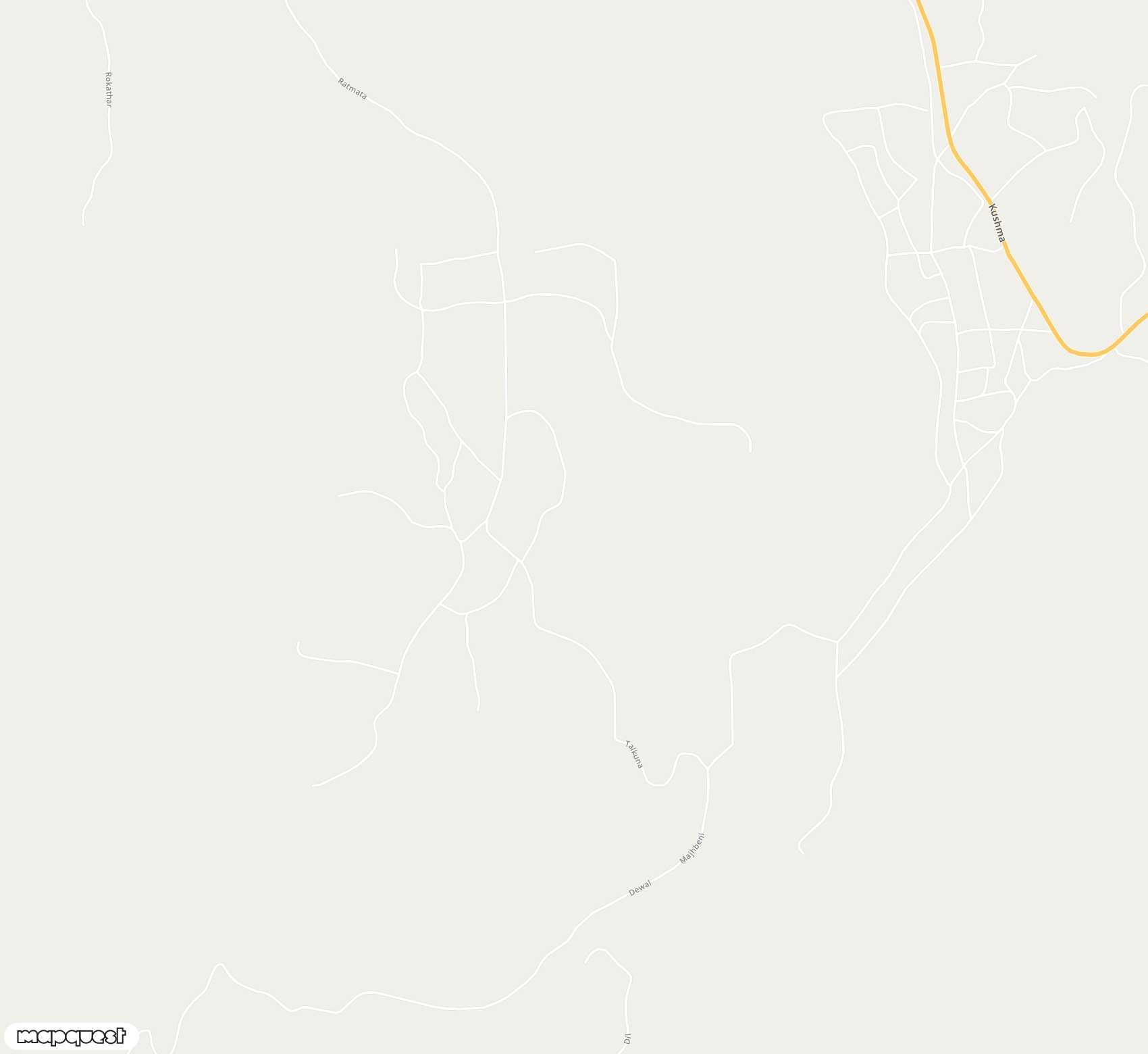 Carte de <span>Aérodrome de </span>Baglung<span>(BGL)</span>