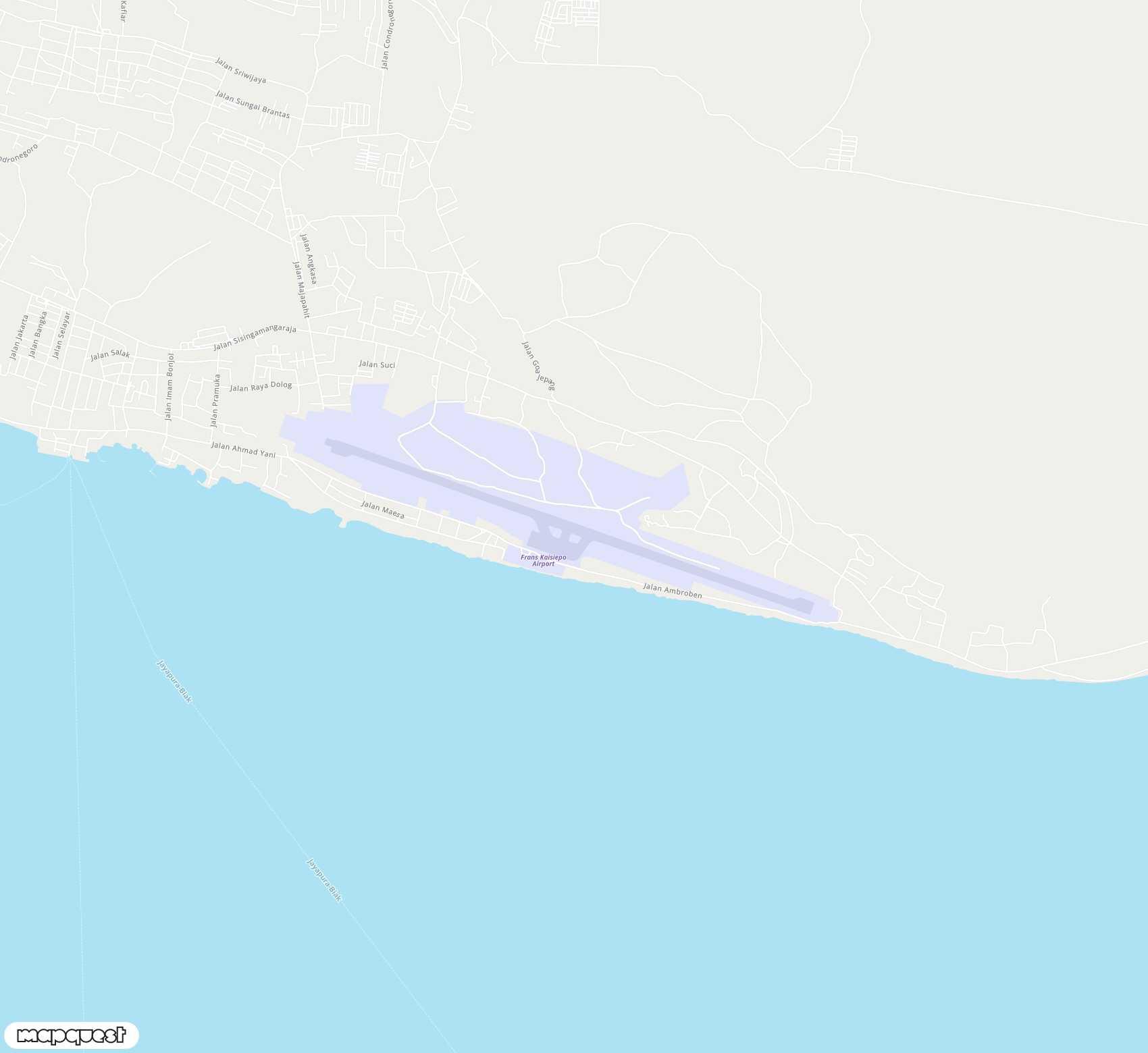 Carte de <span>Aéroport de </span>Frans Kaisiepo<span>(BIK)</span>