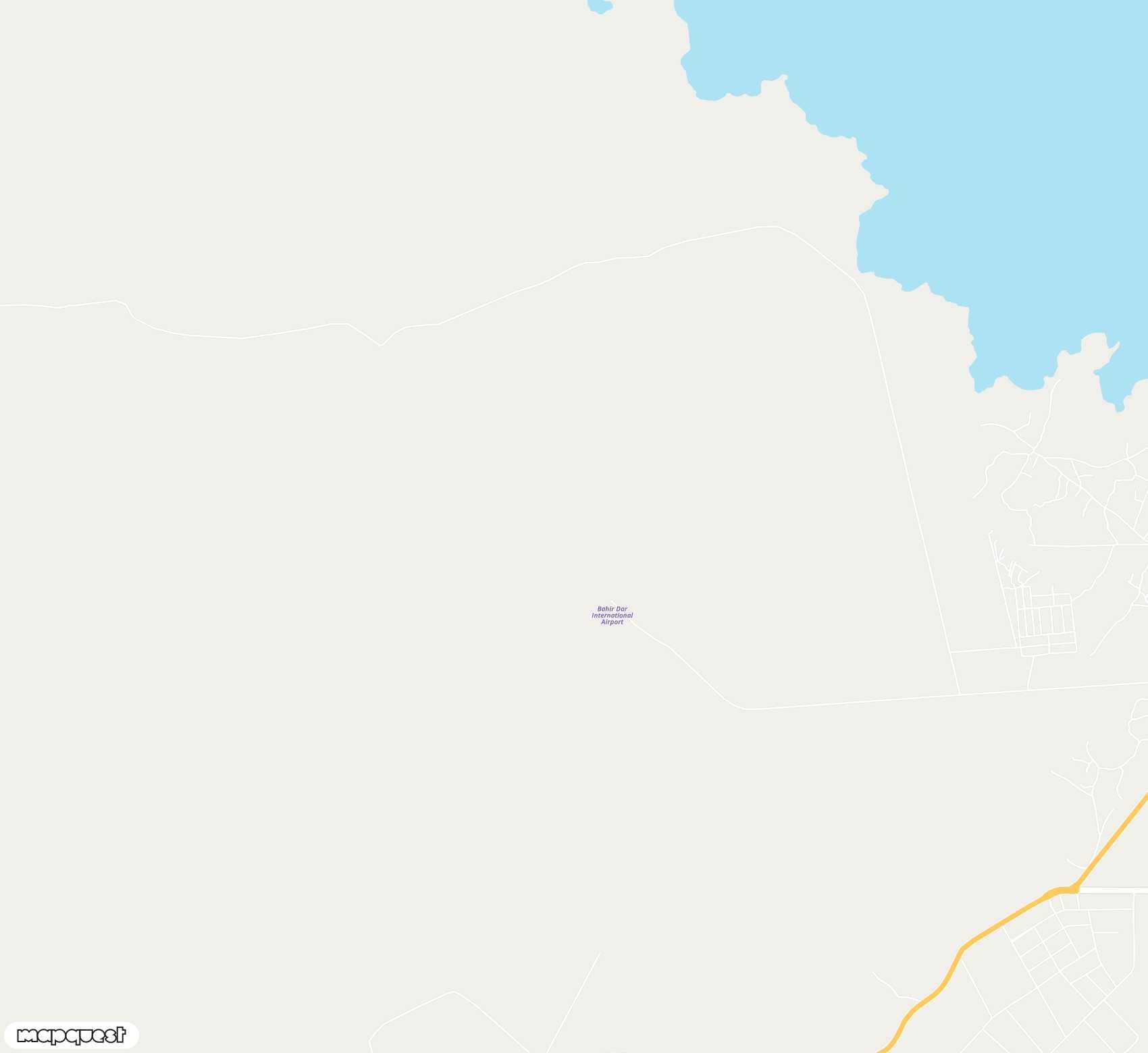 Carte de Bahir Dar <span>airport (BJR)</span>