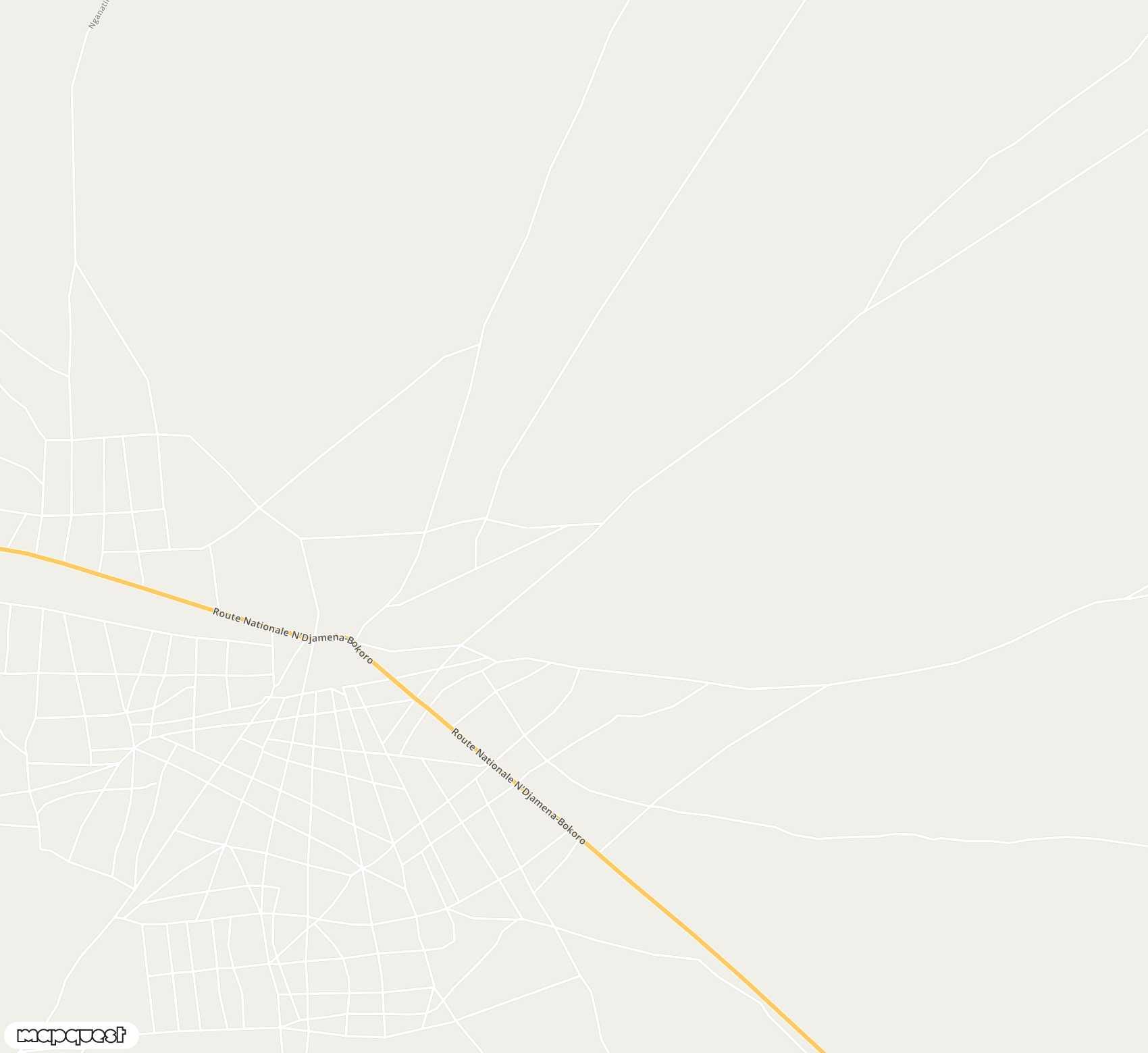 Carte de <span>Aérodrome de </span>Bokoro<span>(BKR)</span>