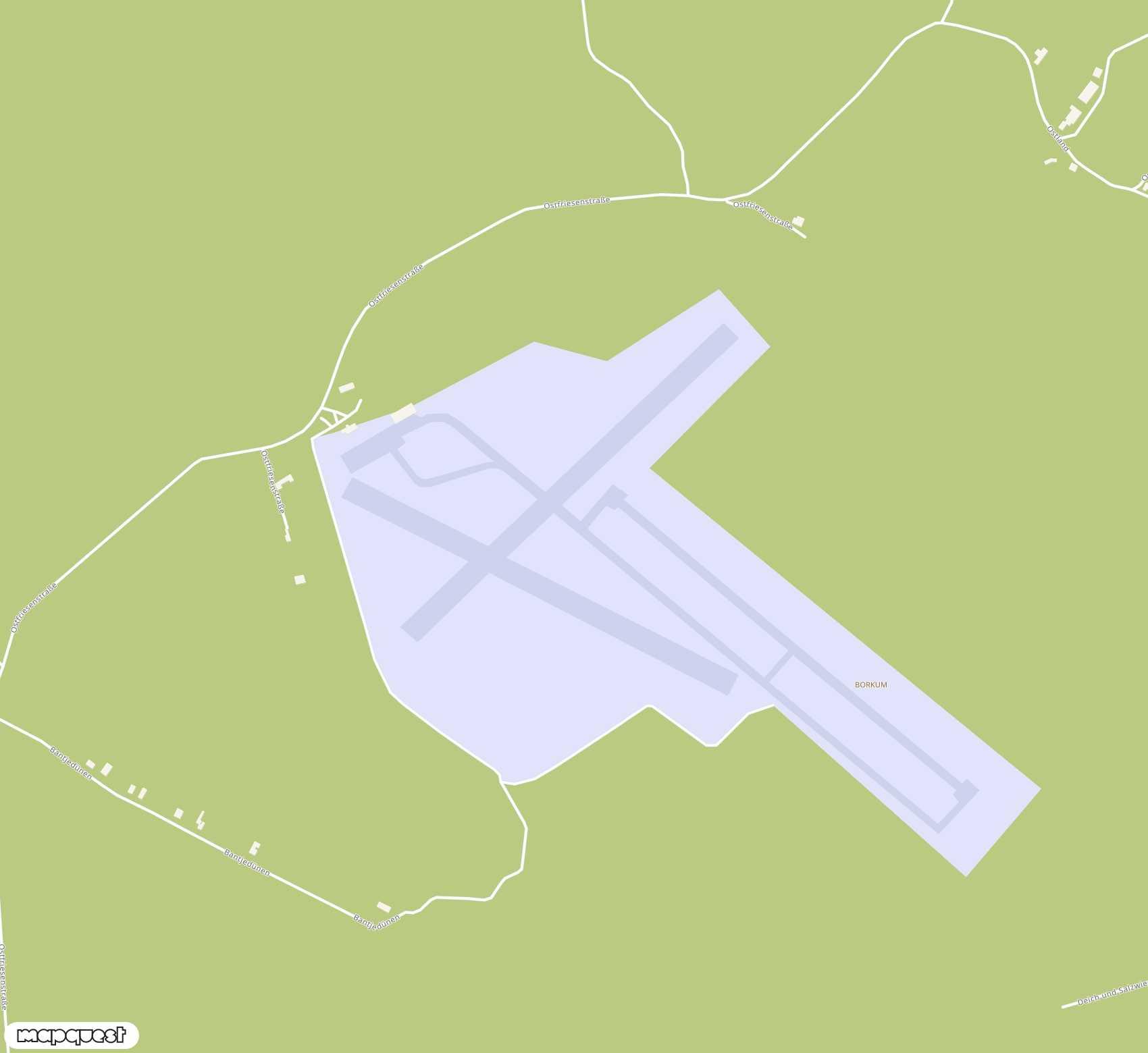 Carte de Borkum <span>airfield (BMK)</span>