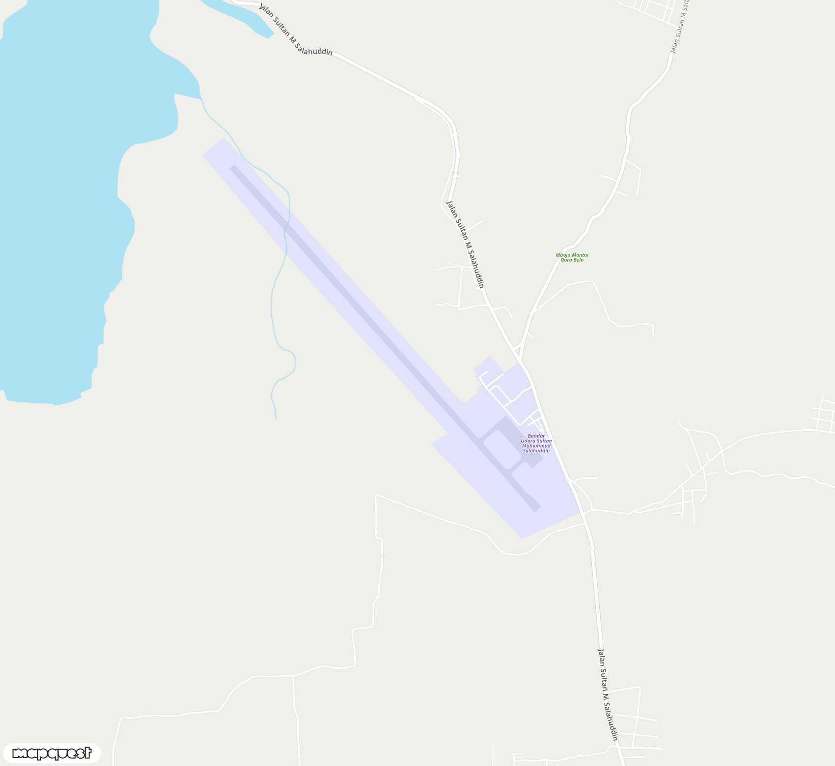 Carte de <span>Aérodrome de </span>Muhammad Salahuddin<span>(BMU)</span>