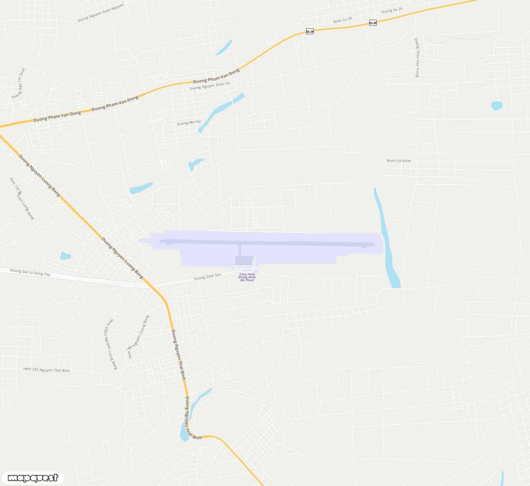 Carte de Buon Ma Thuot <span>airport (BMV)</span>