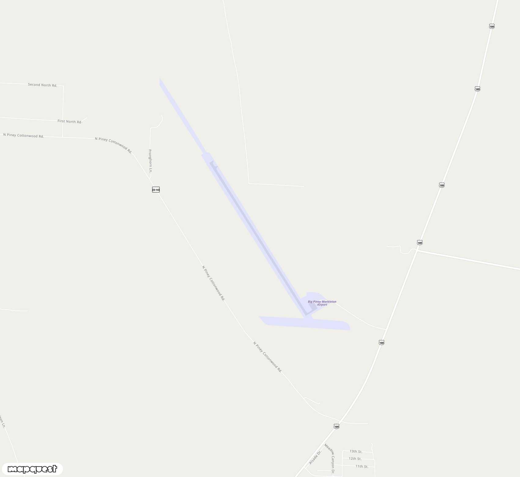 Carte de Miley Memorial Field <span>airport (BPI)</span>
