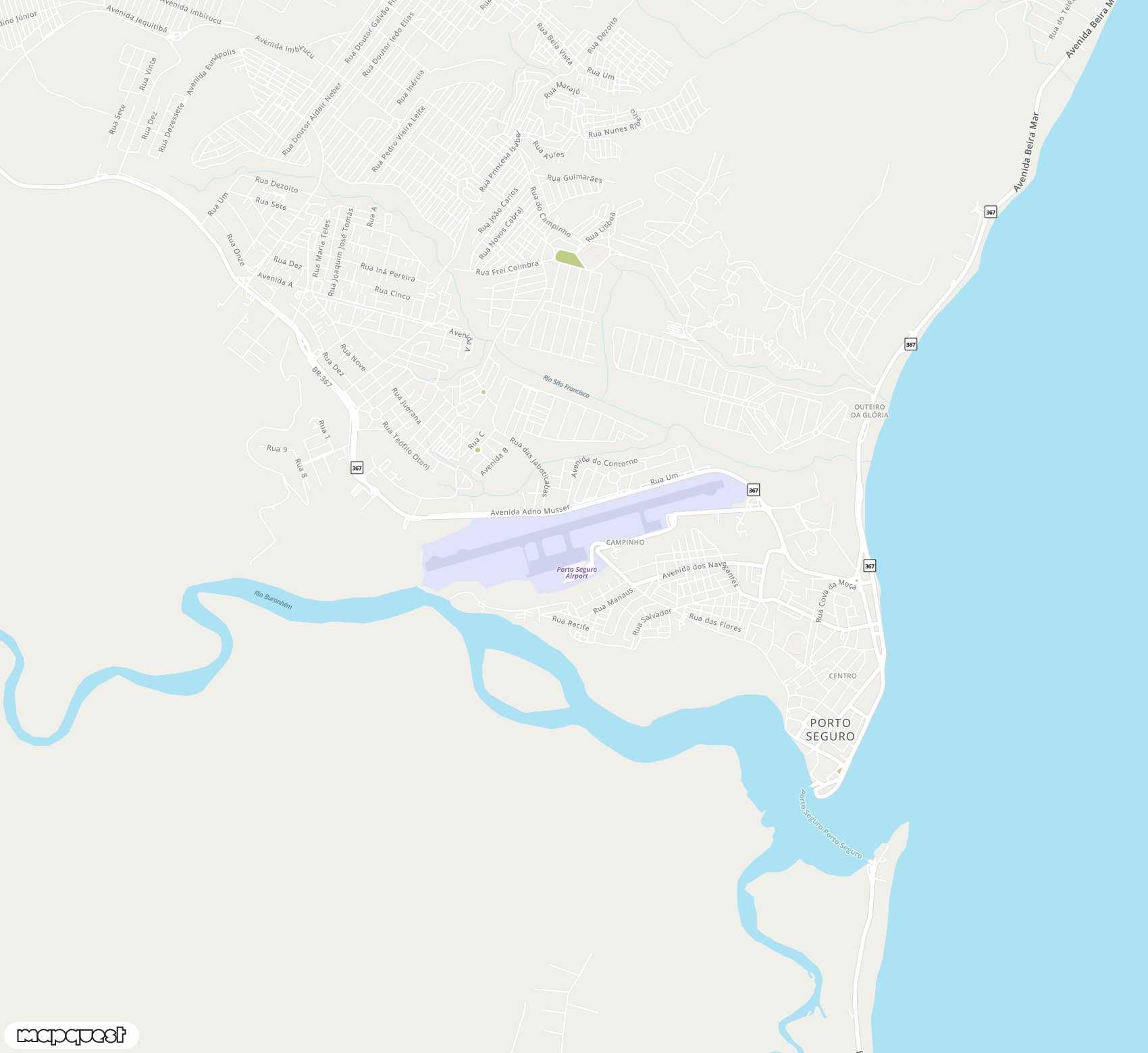 Carte de Porto Seguro <span>airport (BPS)</span>