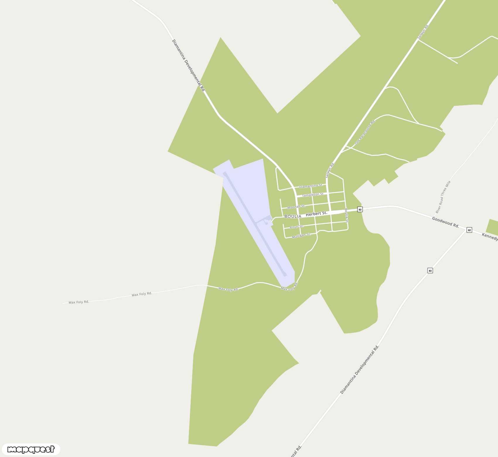 Carte de Boulia <span>airport (BQL)</span>