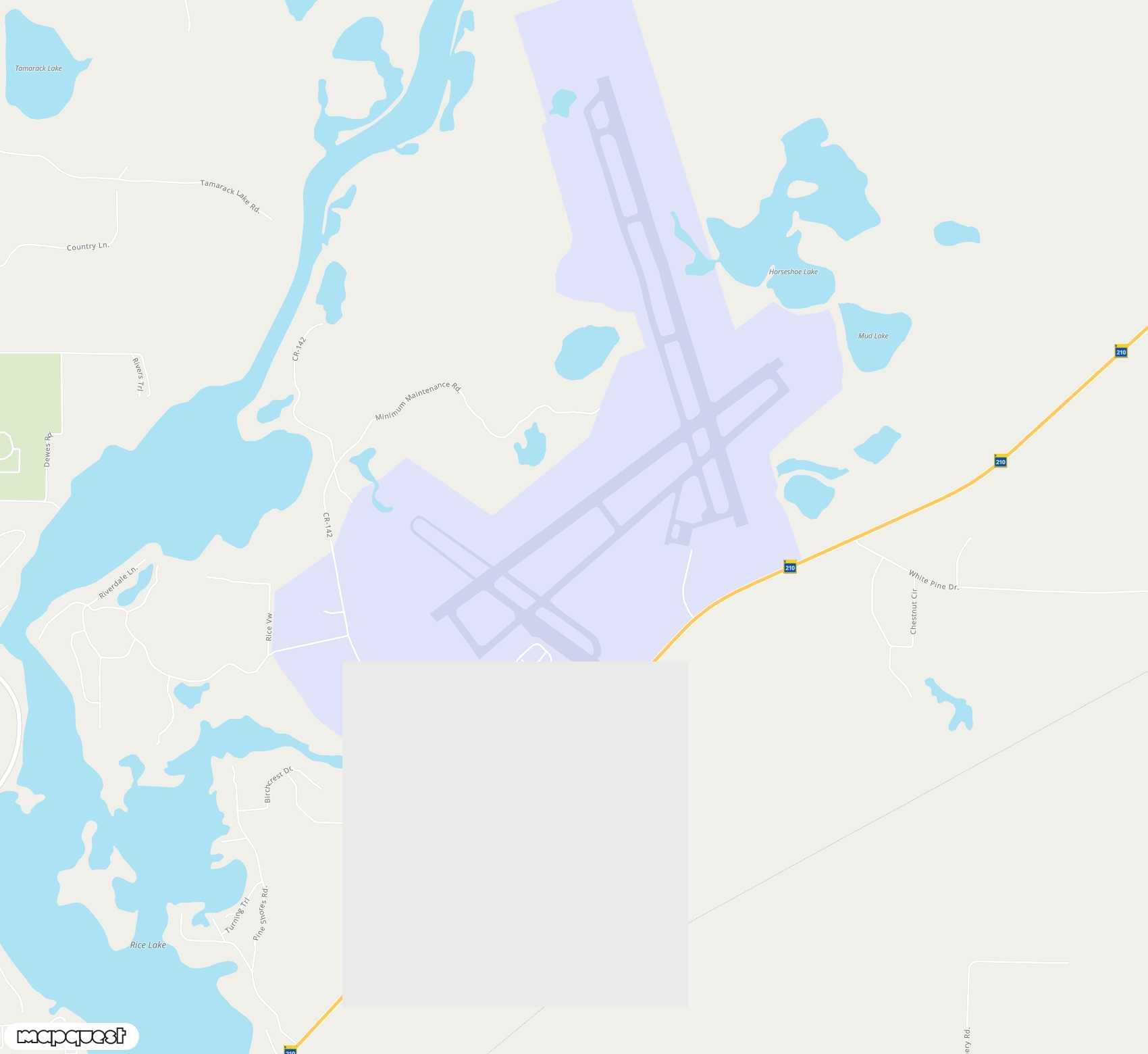 Carte de Brainerd Lakes Regional <span>airport (BRD)</span>