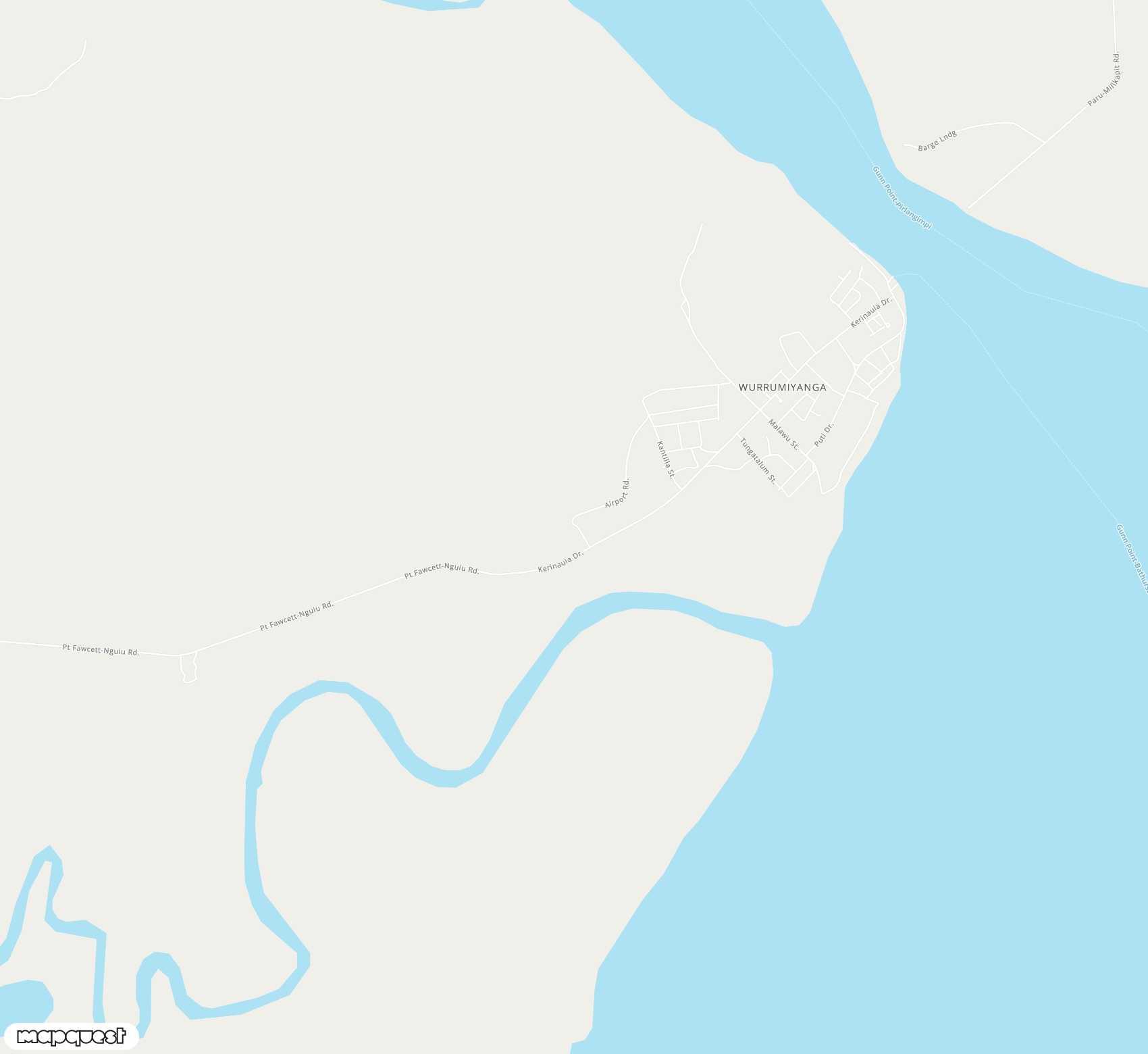 Carte de <span>Aéroport de </span>Bathurst Island<span>(BRT)</span>