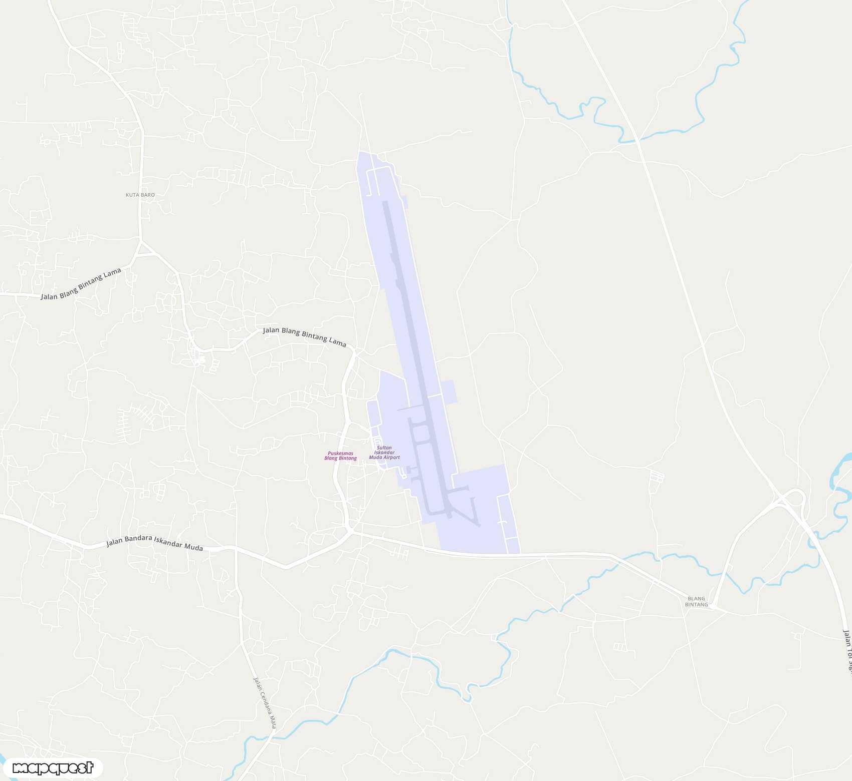 Carte de Sultan Iskandar Muda <span>airport (BTJ)</span>