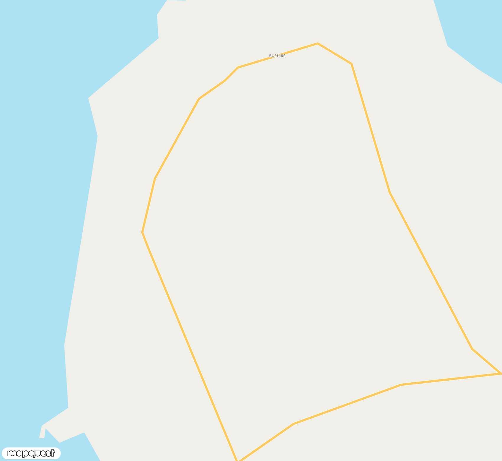 Carte de Bushehr <span>airport (BUZ)</span>