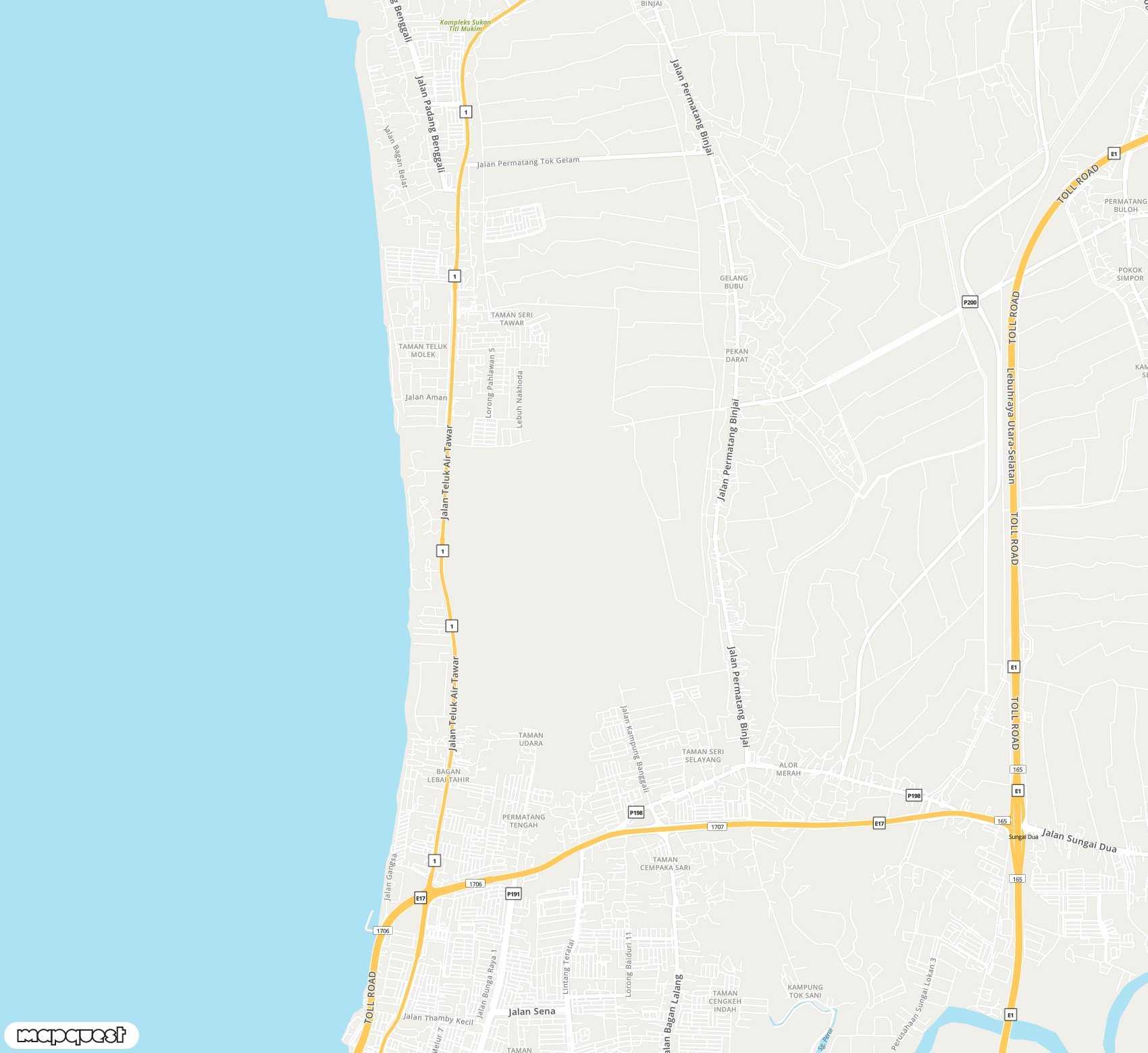 Carte de RMAF Butterworth Air Base <span>airport (BWH)</span>