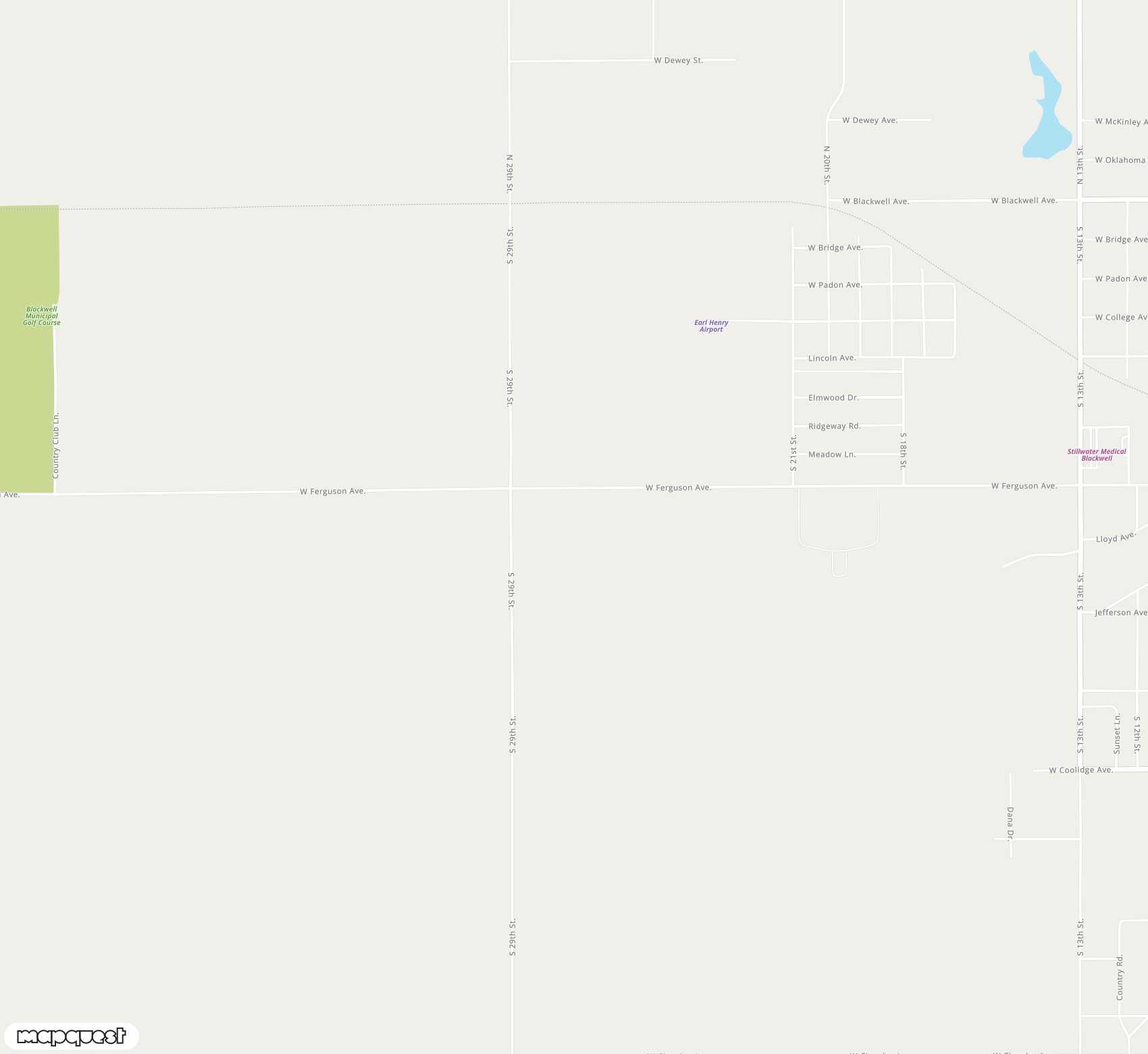 Carte de <span>Aérodrome de </span>Earl Henry<span>(BWL)</span>