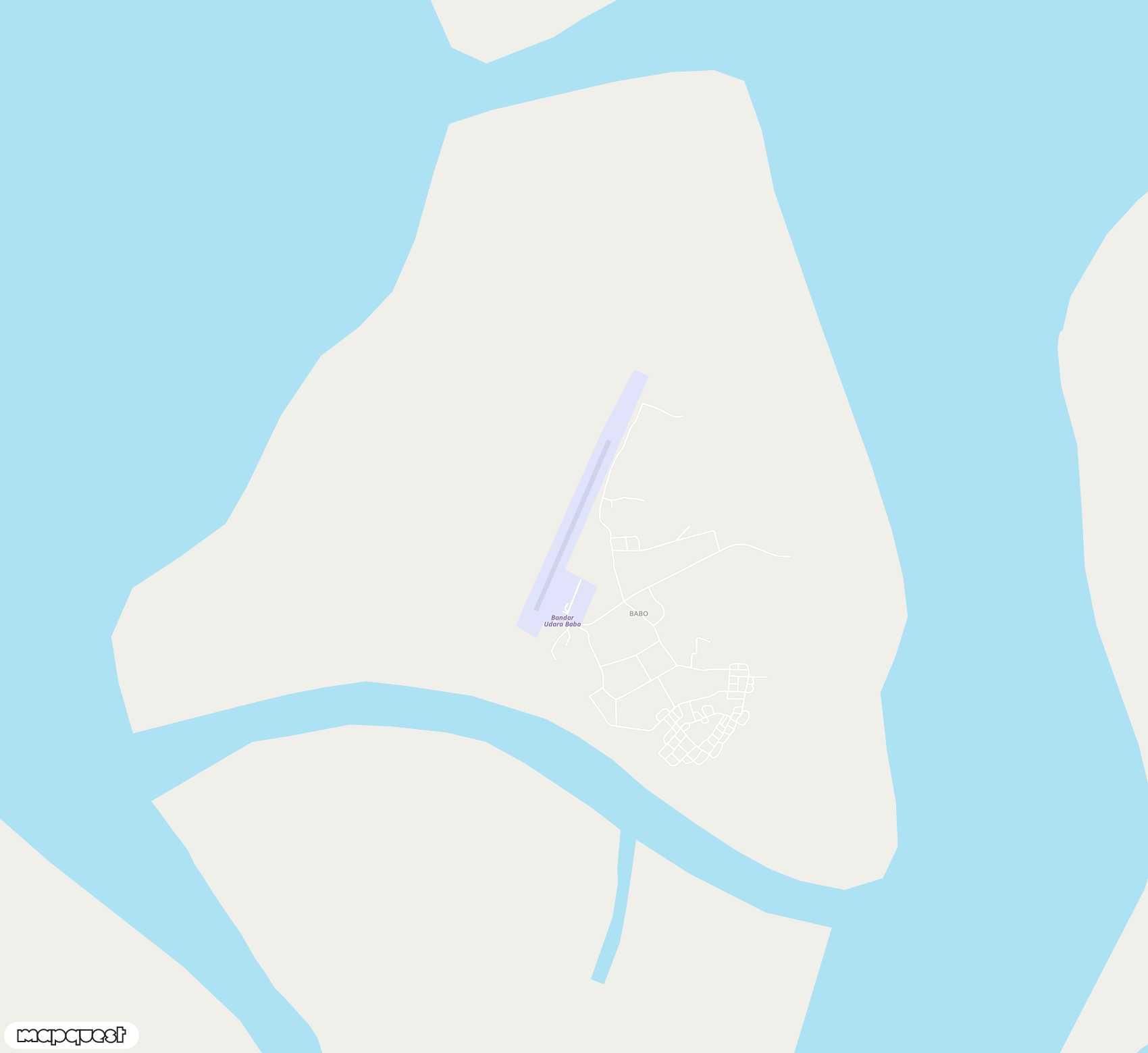 Carte de <span>Aéroport de </span>Babo<span>(BXB)</span>