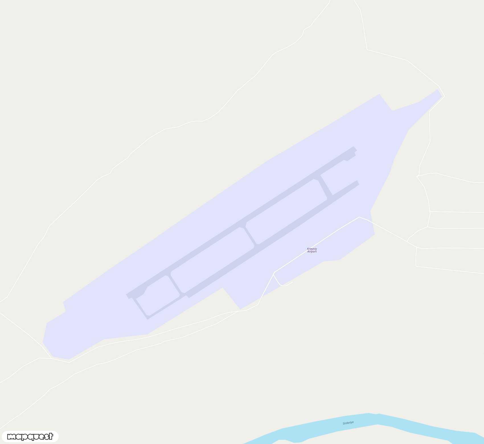 Carte de <span>Aéroport de </span>Krainiy<span>(BXY)</span>
