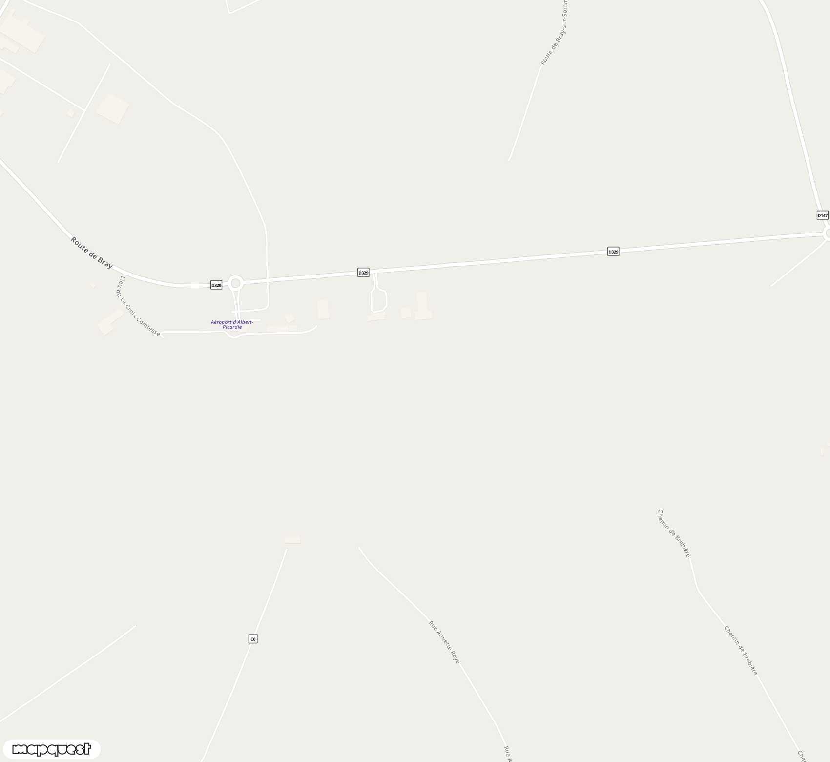 Carte de Albert-Bray <span>airfield (BYF)</span>