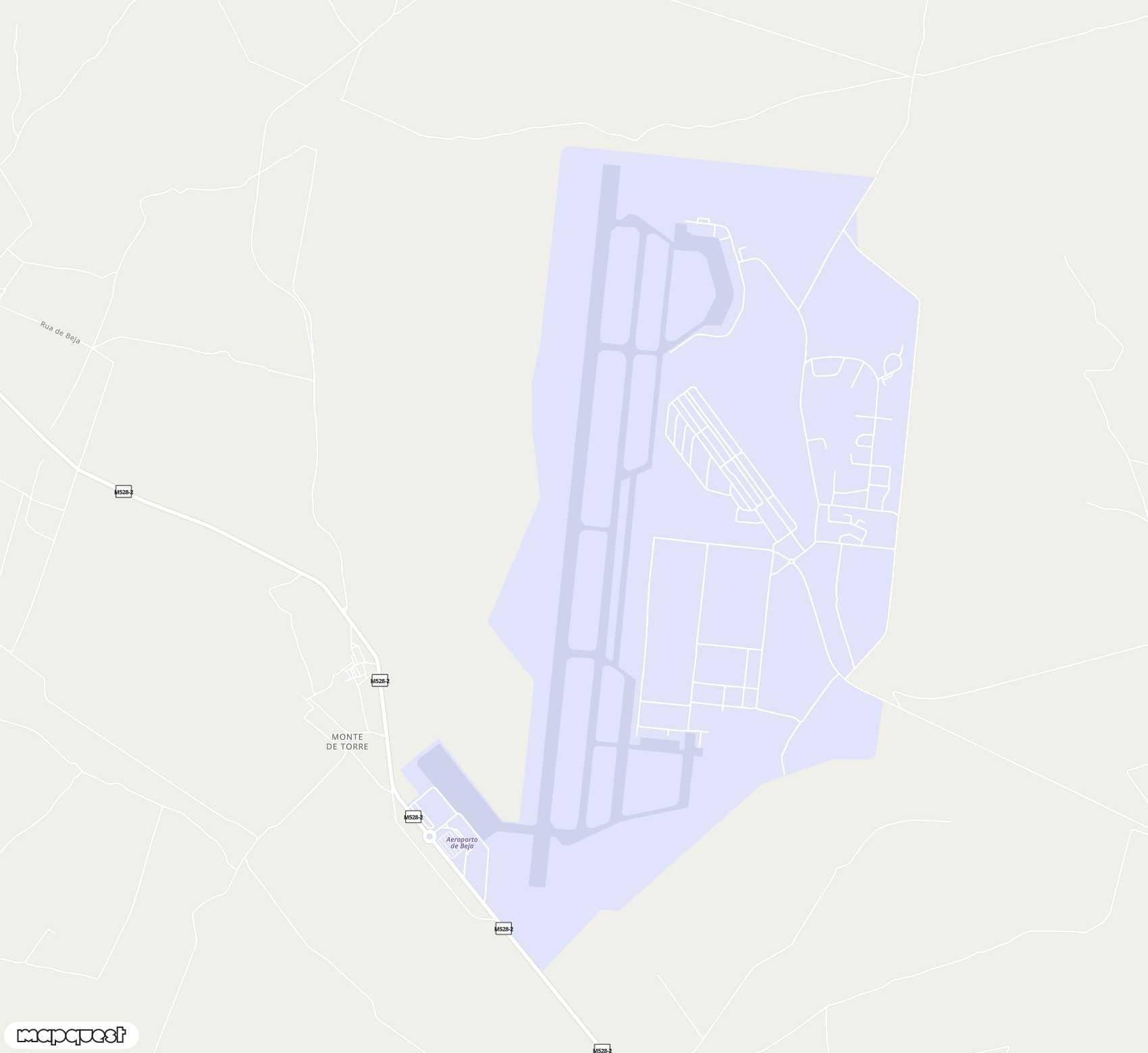 Carte de Beja / Airbase <span>airport (BYJ)</span>