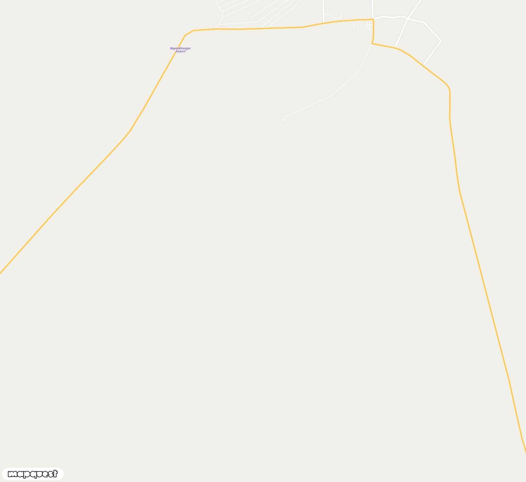 Carte de Bayankhongor <span>airport (BYN)</span>