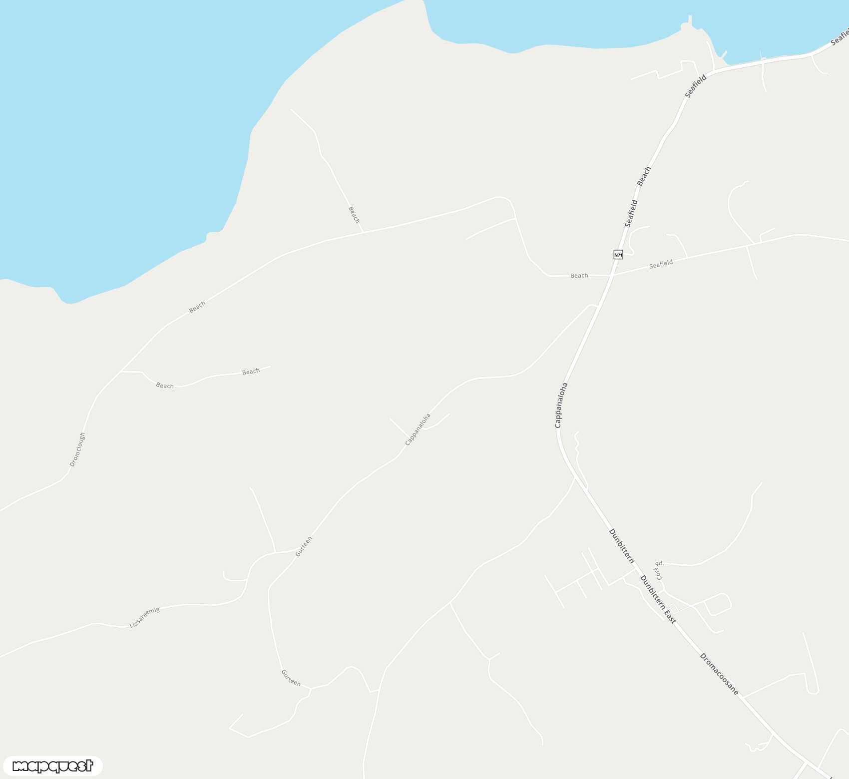 Carte de <span>Aérodrome de </span>Bantry Aerodrome<span>(BYT)</span>