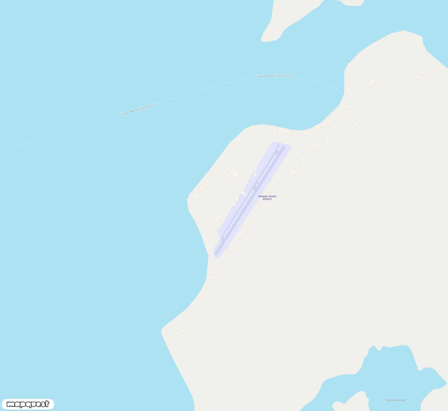 Carte de <span>Aérodrome de </span>Blakely Island<span>(BYW)</span>